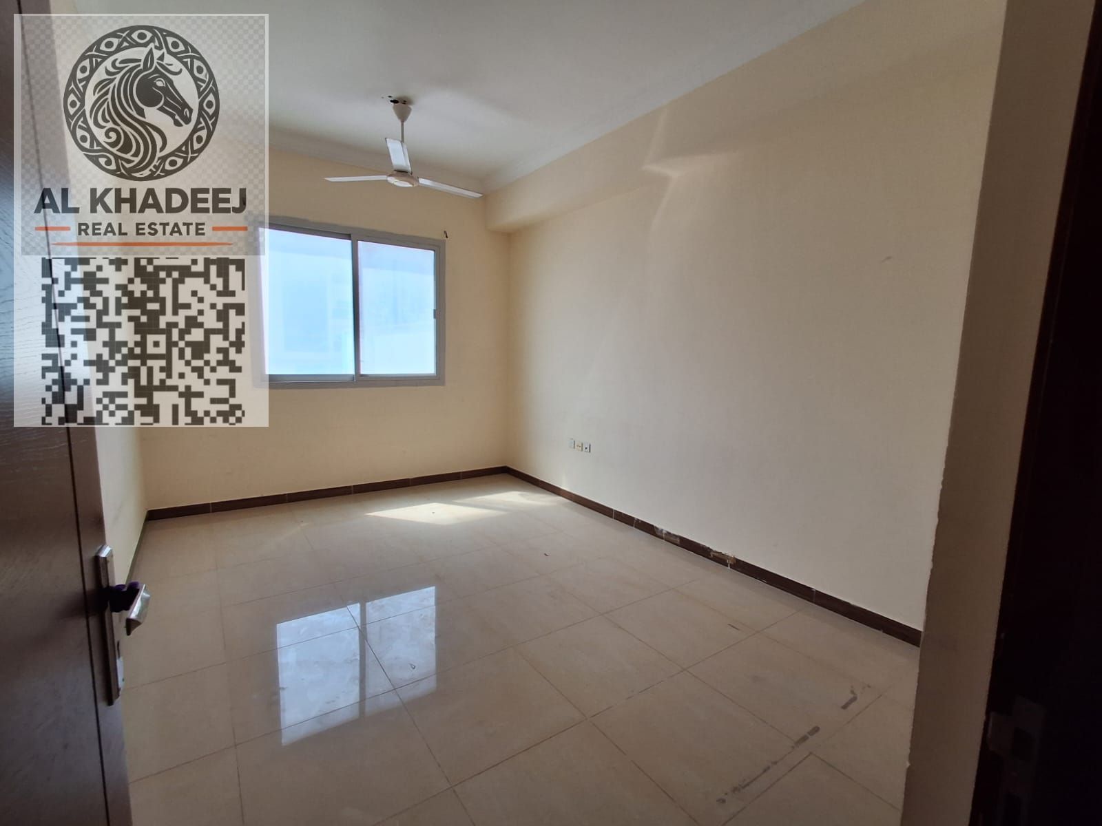 A furnished apartment with a hall for annual rent in Al Rawda area - Ajman, a prime location directly on Sheikh Ammar Street, near Al Shorouk Mall