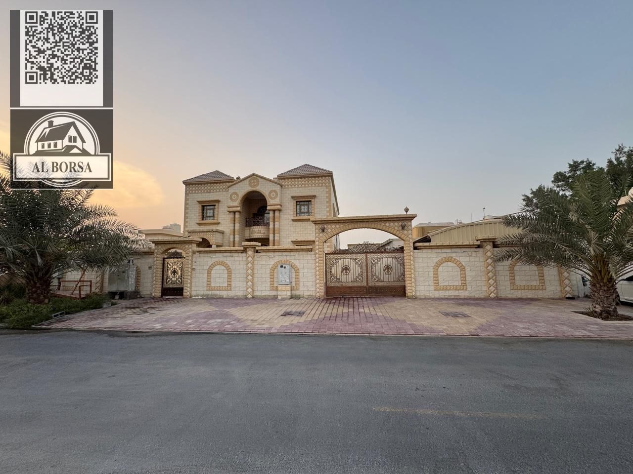 Corner villa for sale in Al Rawda 3, Ajman - 7 master bedrooms, 2 majlis, living room, external annex, and external room