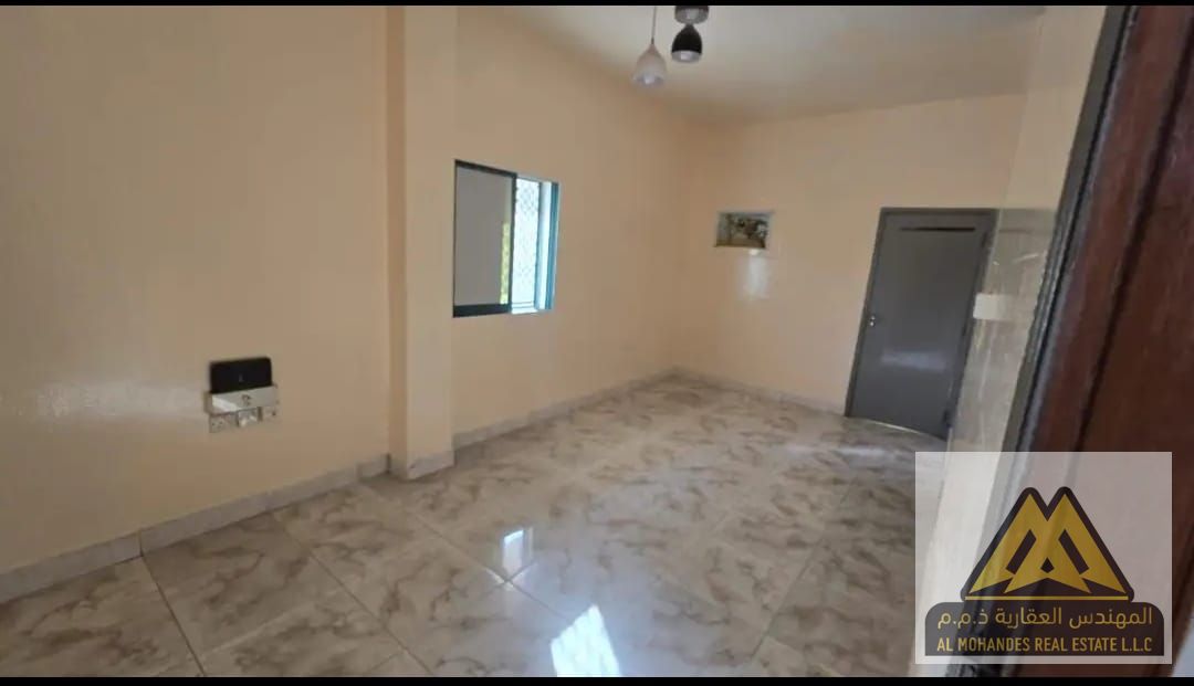 Available now for annual rent in Ajman. Studio with separate kitchen and balcony, ideal for individuals or couples.