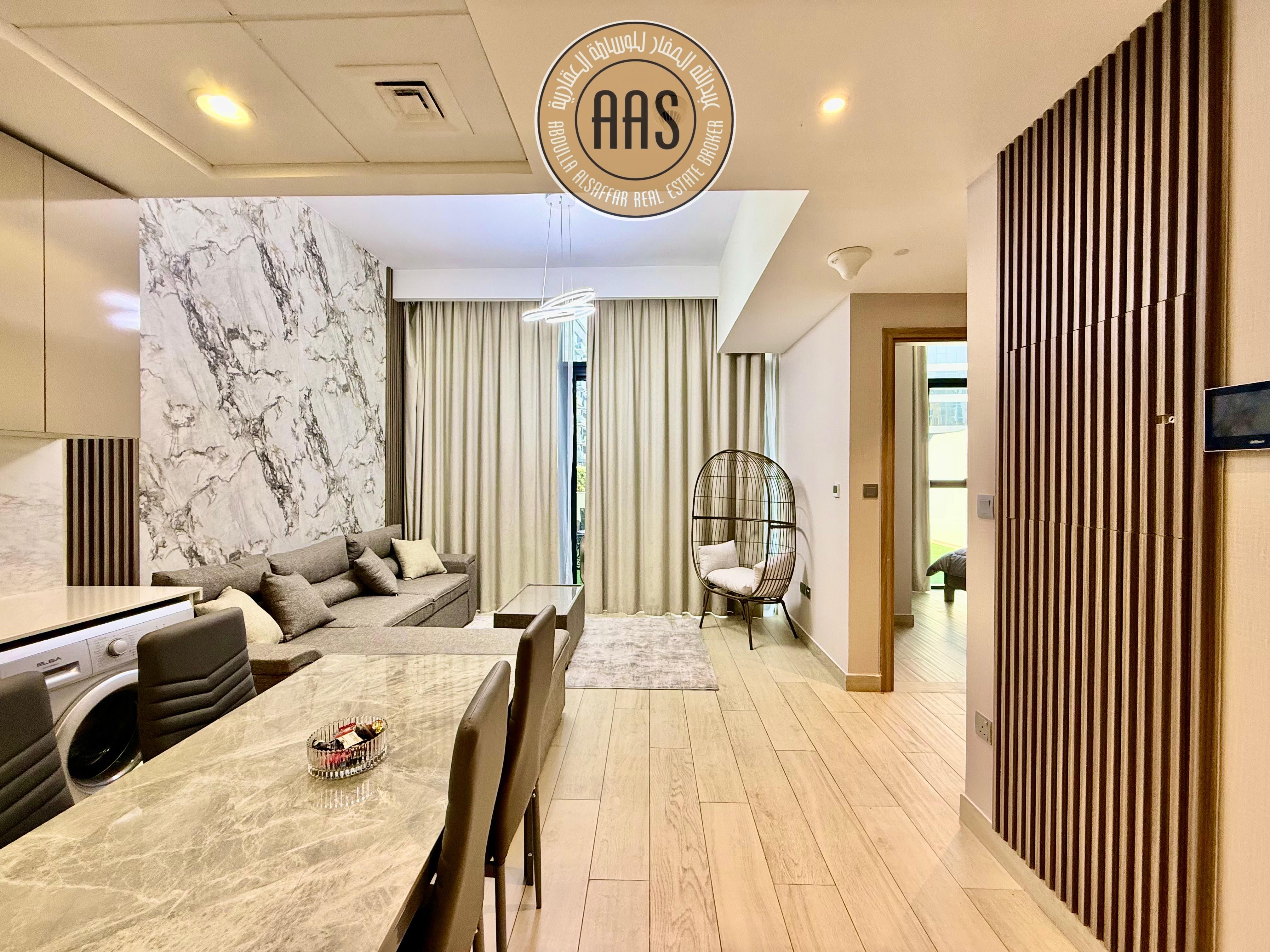 Fully furnished | Huge terrace | chiller Free | 4chqs |