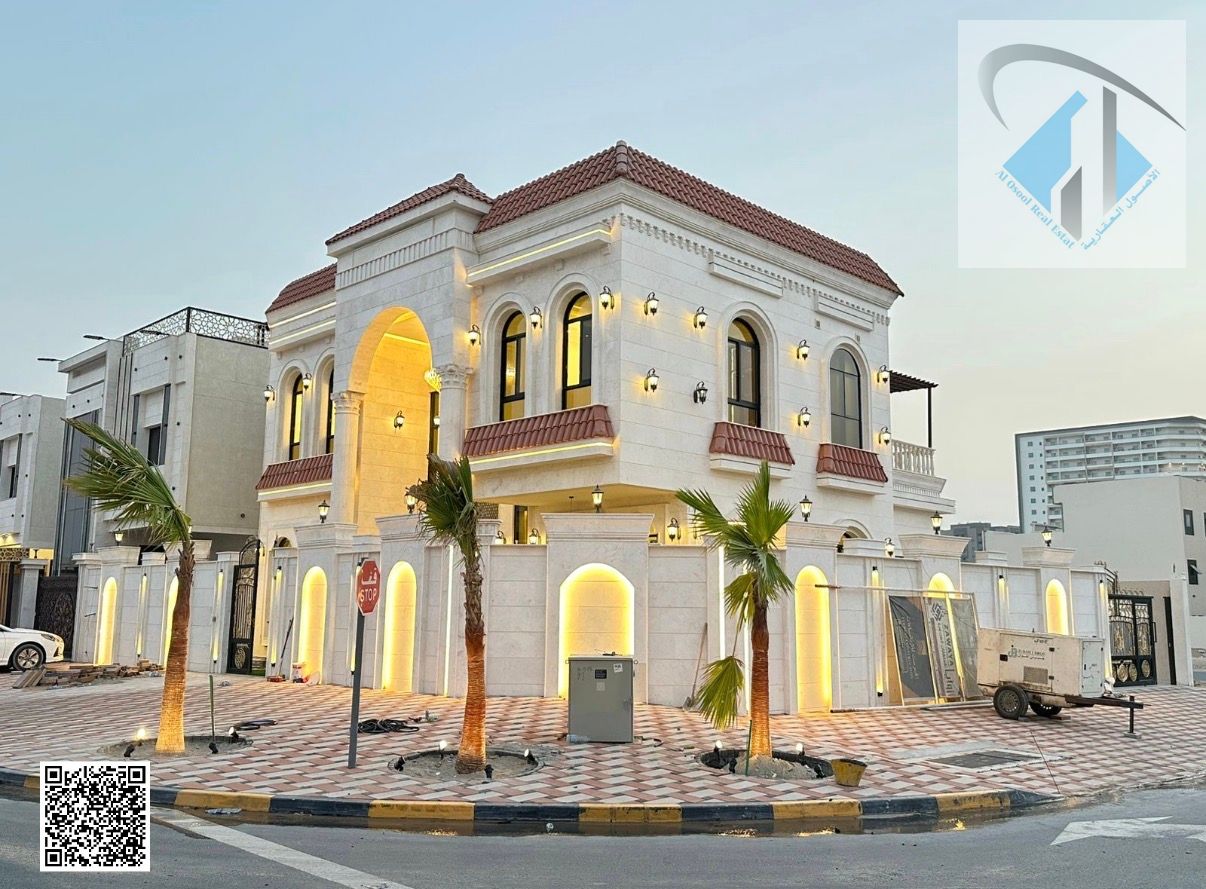 Best design ever in ajman near masjed corner villa free hold