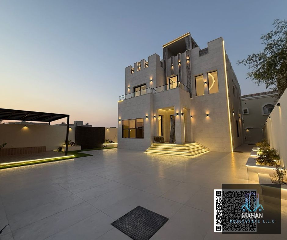 Modern Villa for Sale in Ajman – Al Mowaihat 1 | 5 Master Bedrooms | 5,000 sq. ft