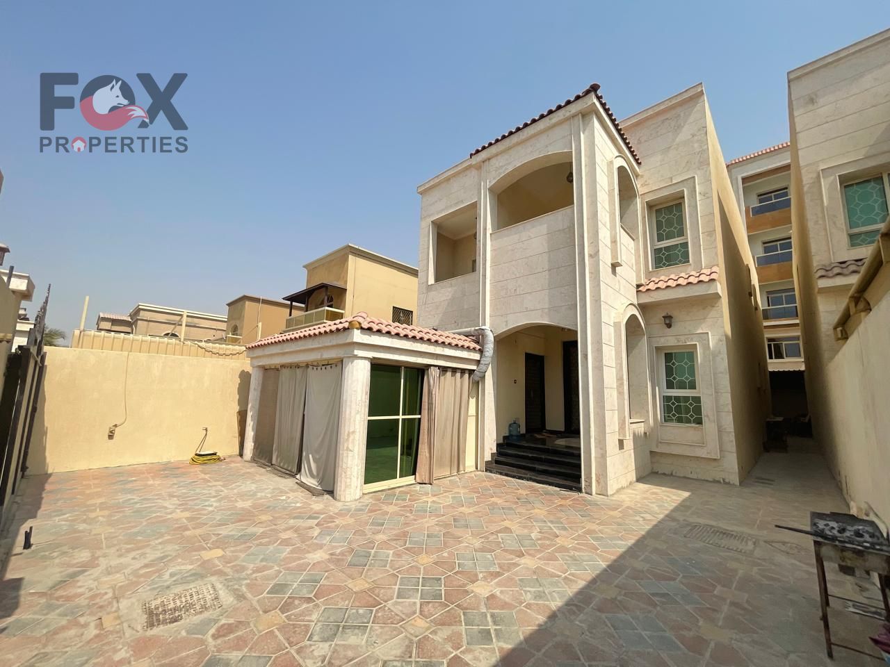 Very prime location, freehold for all nationalities 100%, with 5 master bedrooms, maid’s room, two floors, and a very large built-up area.