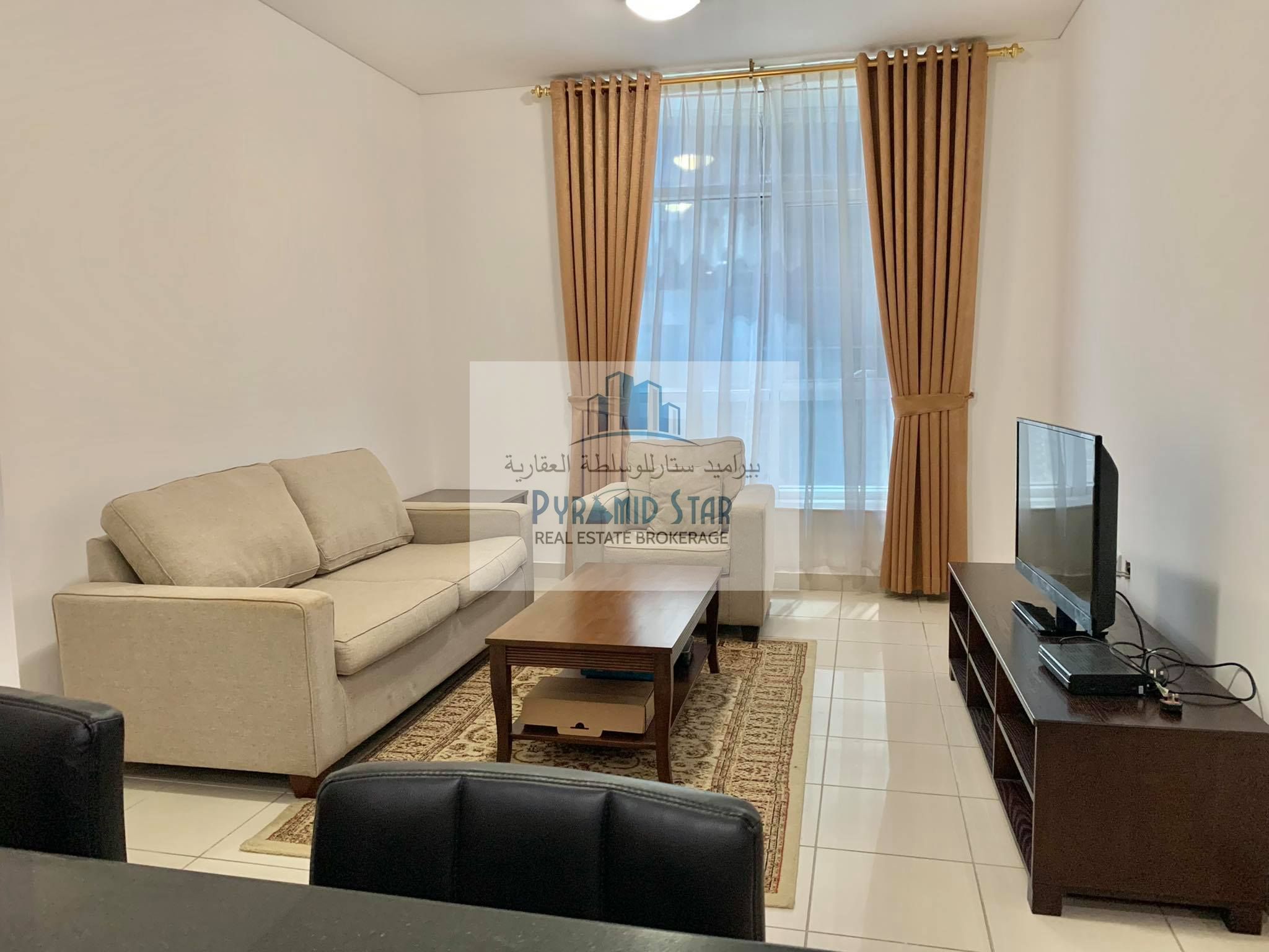 fully furnished 1 bedroom chiller free ready to move in