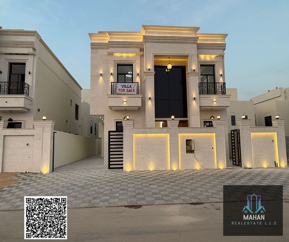 Brand New Modern Villa for Sale in Helio 2 – Ajman | 6 Master Bedrooms Discover luxury living in this newly built villa located in the prime community of Helio 2, Ajman. Designed with modern finishes and a spacious layout, this home is perfect for large
