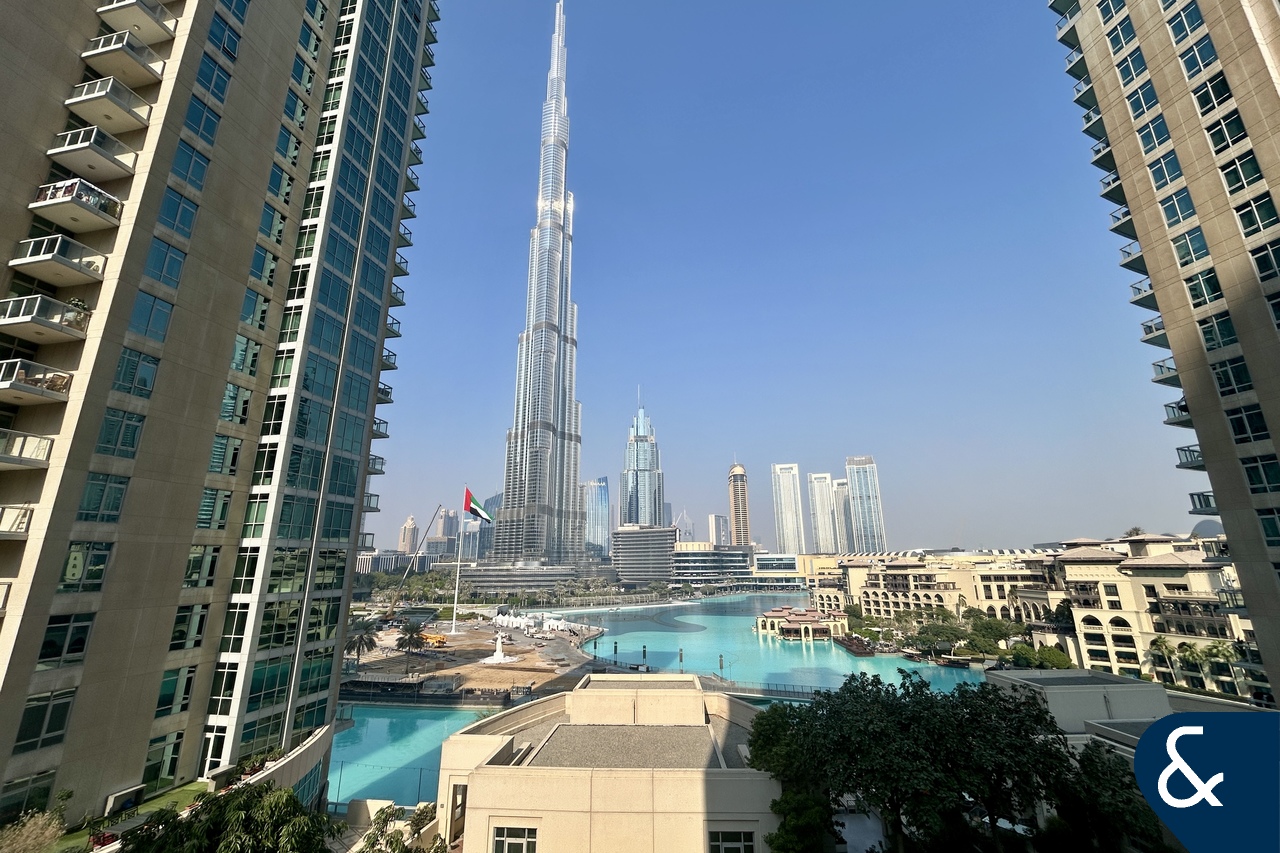 Fountain And Burj Khalifa View | Maids Room