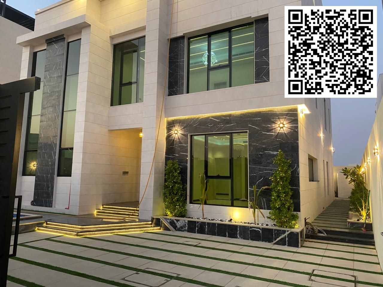 Experience true luxury — VIP villa for sale in Al Aaliyah, Ajman | 8 master bedrooms + swimming pool + elegant seating areas + super deluxe finishe