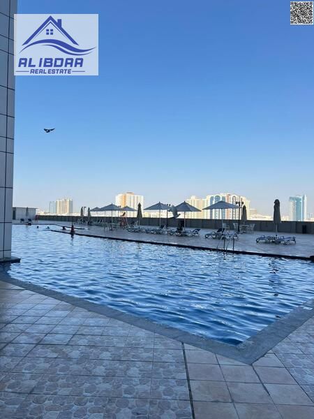 Ajman – Corniche Residence 1 Bedroom Apartment + Hall for Cash Sale in Corniche Residence Towers with a full sea view Area: 1,550 sq. ft