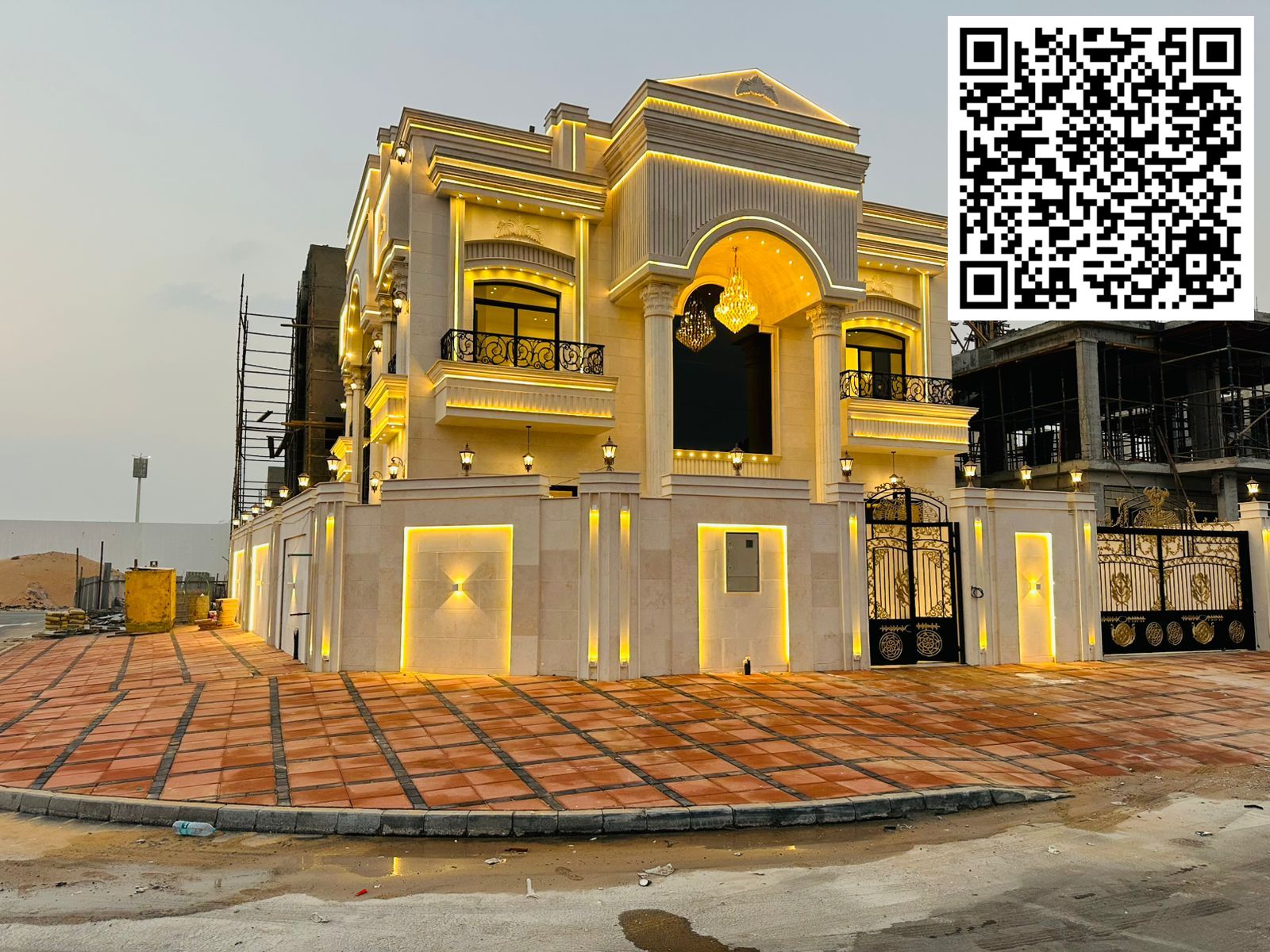 Neoclassic Villa for Sale – Helio 2, Ajman | Super Deluxe Finishing