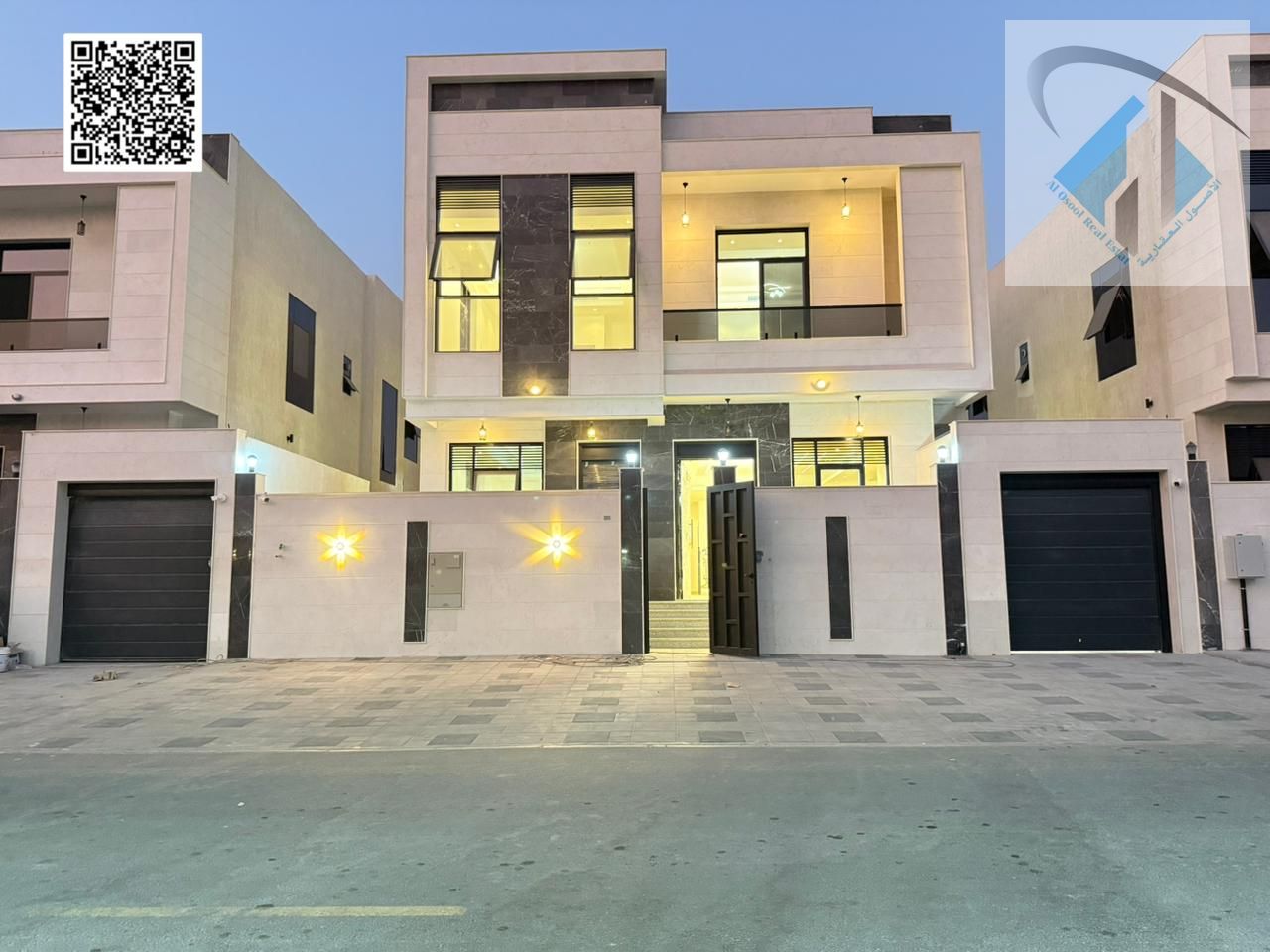 Villa for sale directly from the owner, including central air conditioning, 100% bank financing available.