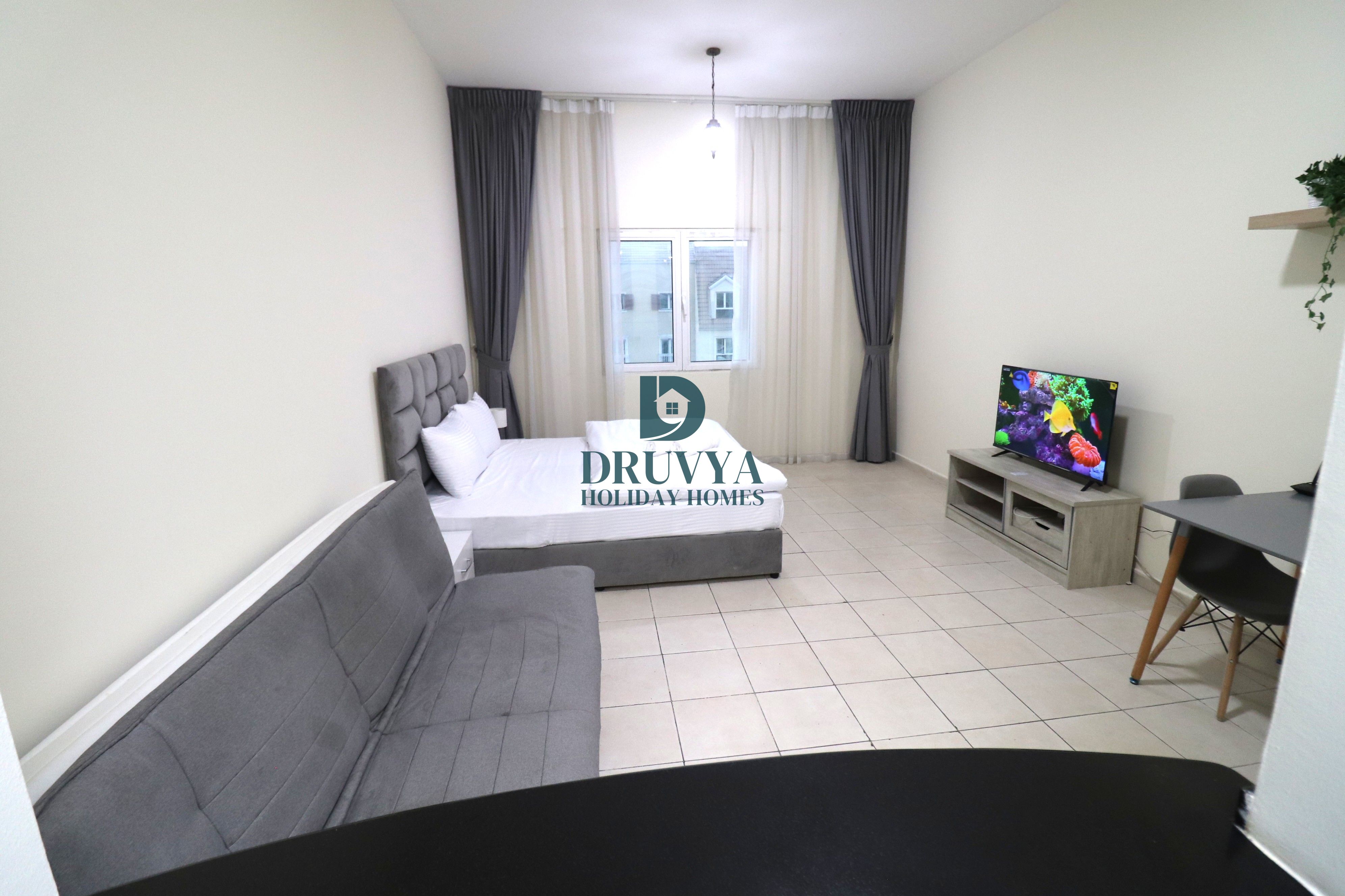 Fully Furnished Studio Near Metro Station Monthly AED 6700/-