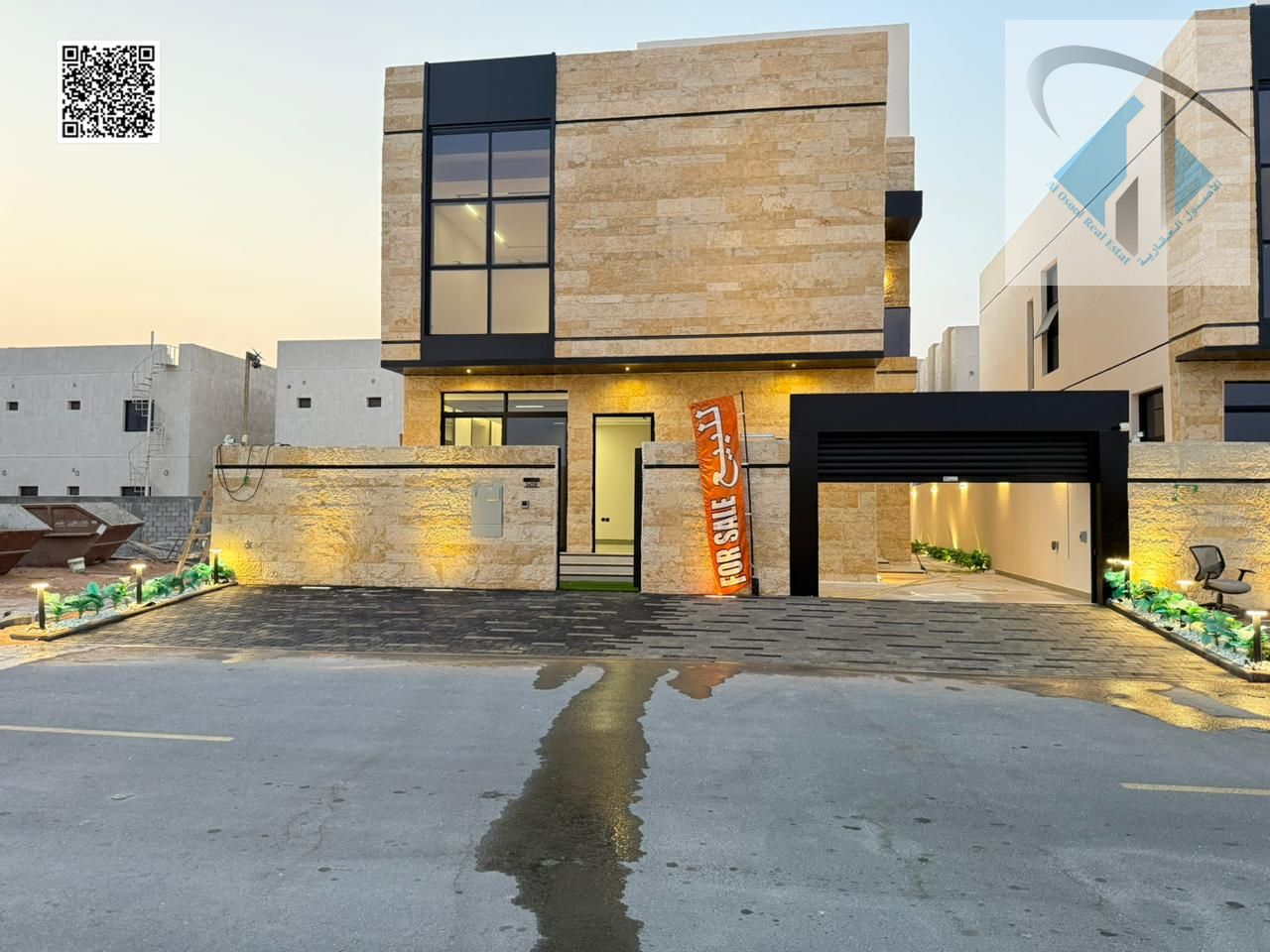 Villa for sale from the owner, including registration and ownership fees, 100% bank financing available.
