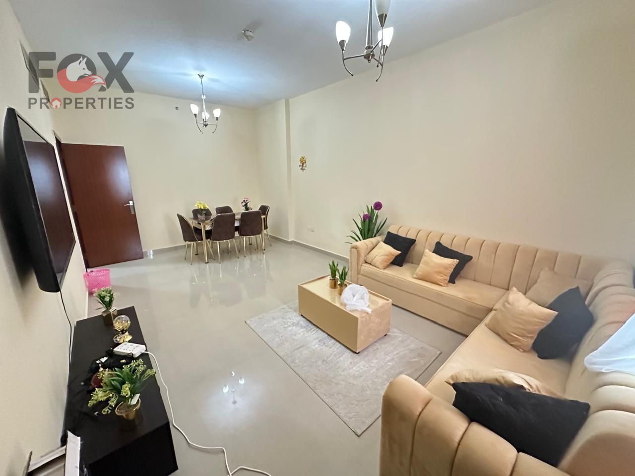"Elegant 2-bedroom apartment in Al Nuaimiya Tower C | Very spacious layout | Easy payment terms | Central AC | Mod