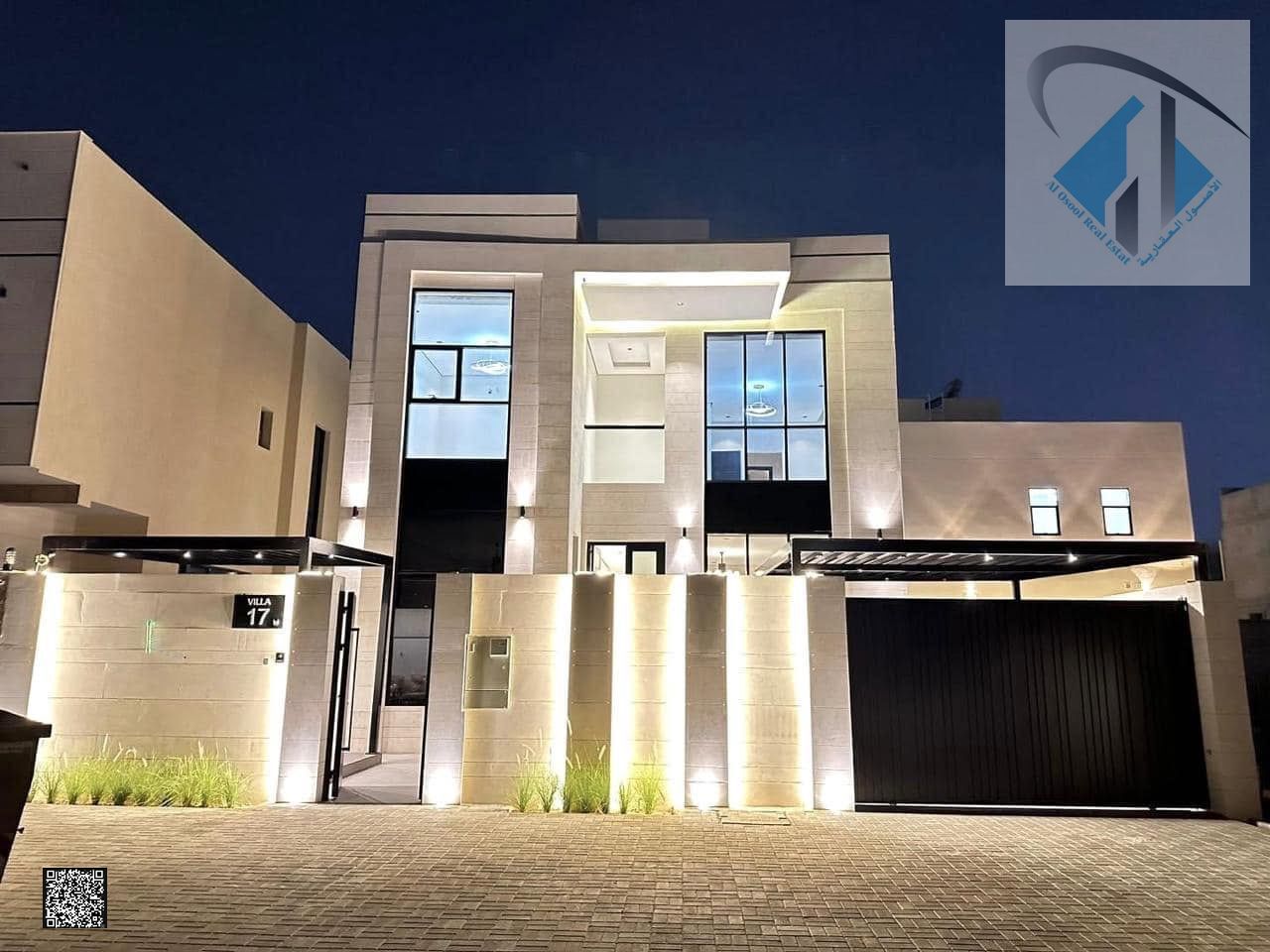 Villa for sale directly from the owner at a bargain price and without a down payment. A modern villa near the mosque, one of the most luxurious villas