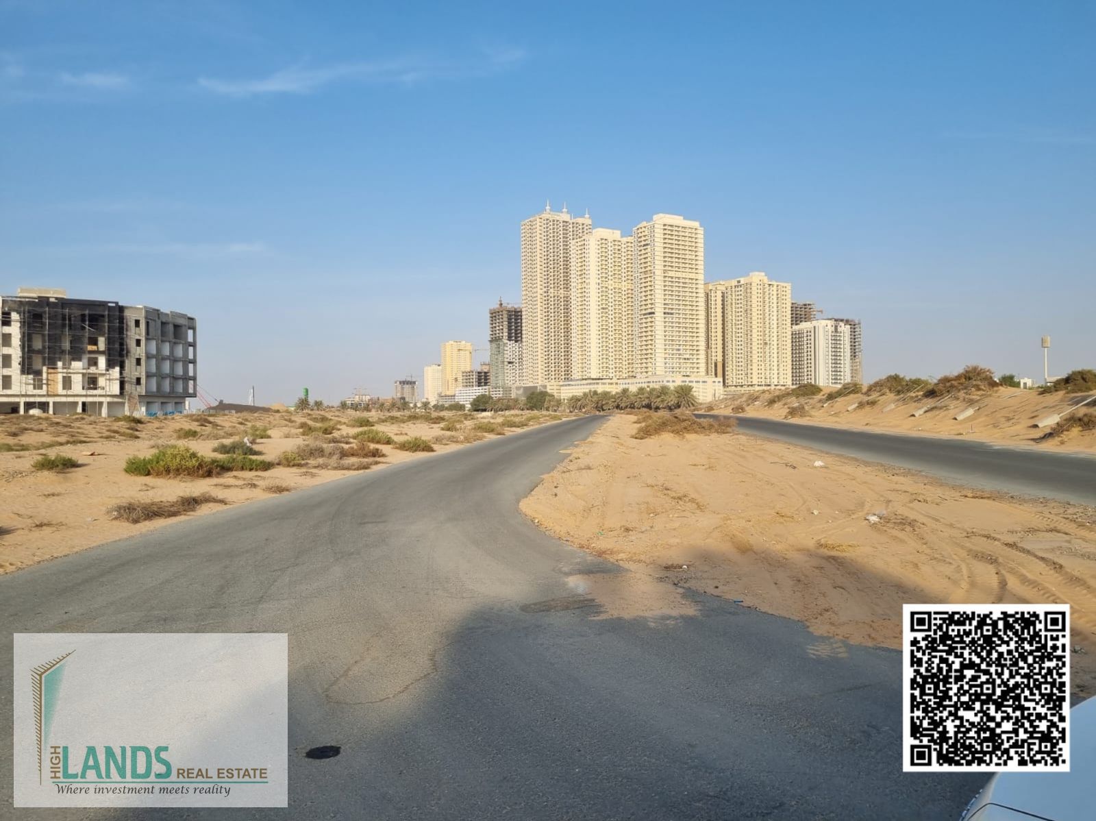 Commercial / Residential Freehold Plots for Sale – Al Alia (Global City), Ajman