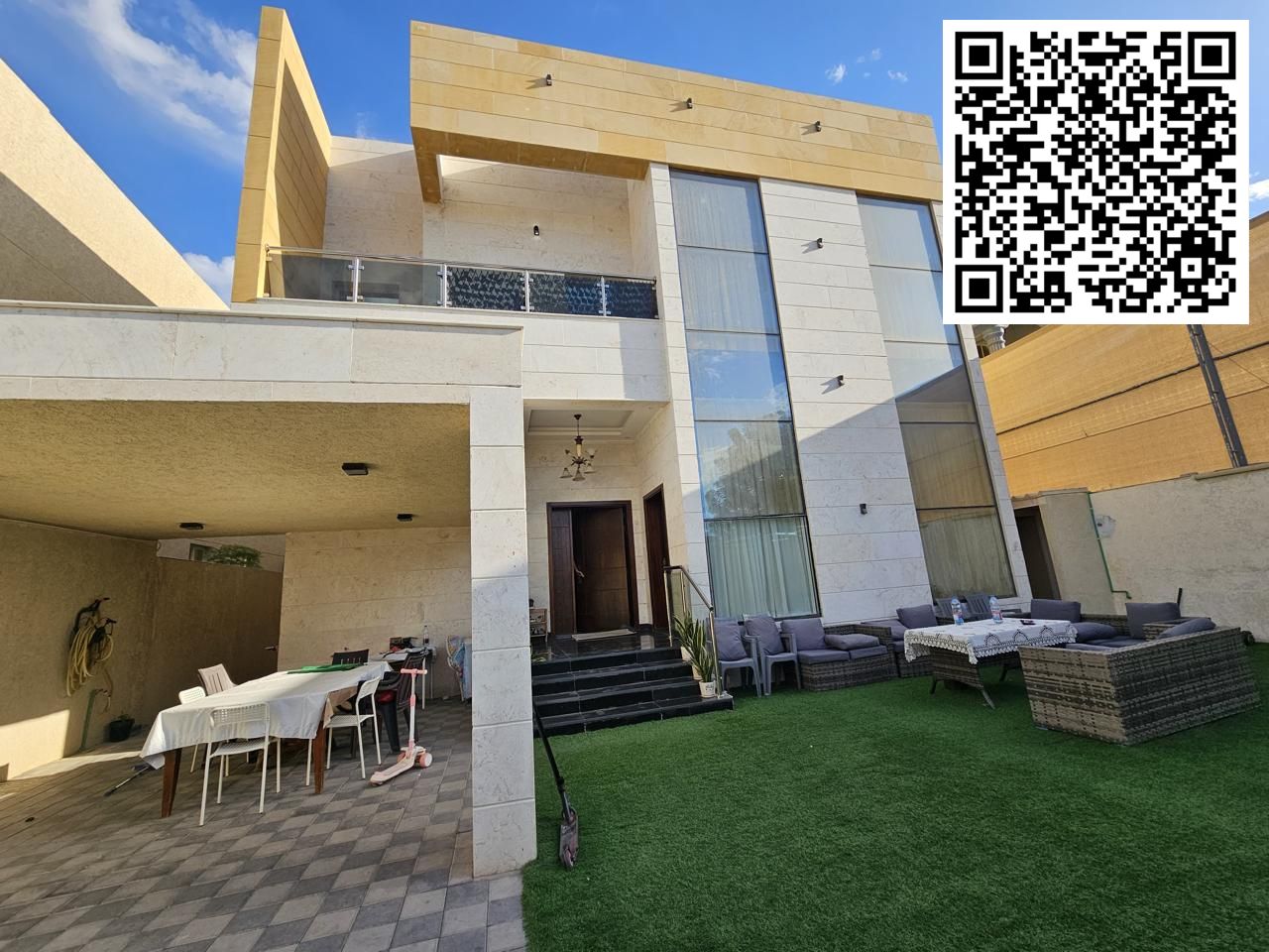 Modern Villa for Sale – Al Mowaihat 3, Ajman | Suitable for Two Families A prime opportunity to own a modern villa with stylish finishing in Al M
