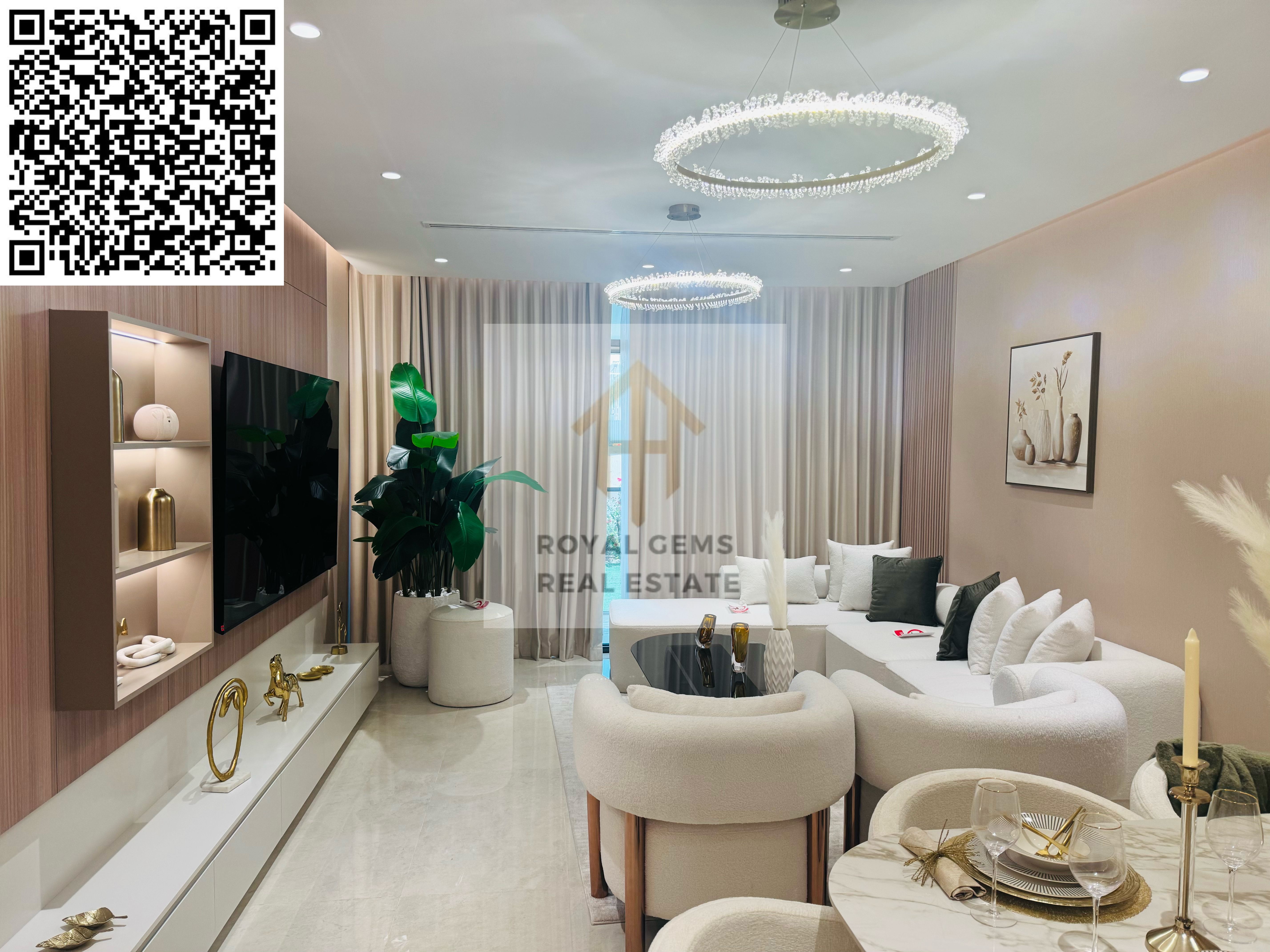 Own a Luxury 1-Bedroom Apartment in Ajman’s Largest Downtown — Only 1% Easy Installments with Stunning Views