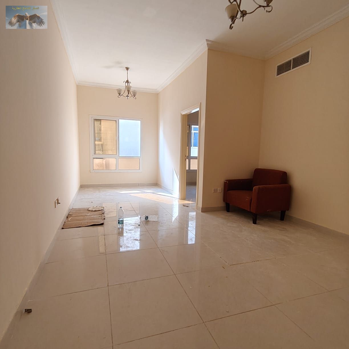 Modern one-bedroom apartment in Ajman with the latest designs, including a gym and swimming pool.
