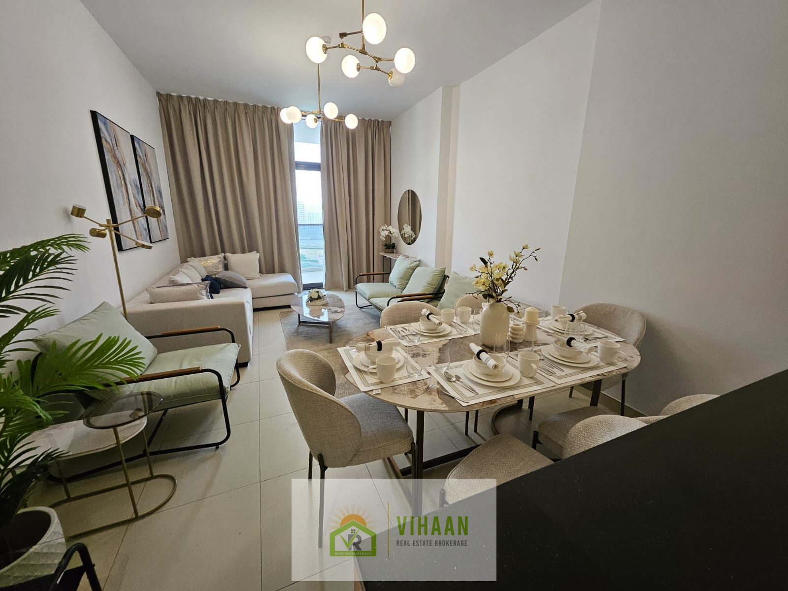 Fully Furnished 2 BR | High Floor Open views