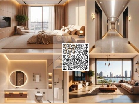 FOR Sale < 1bhk master overlooking ajman city + startegic location on the corniche + dp 5% + freehold 100% + payment plan 5 years