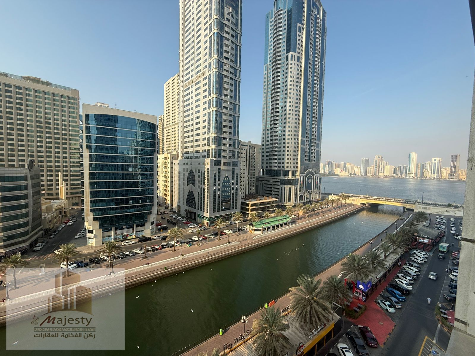For sale an apartment in the Emirate of Sharjah, specifically in the Al Qasba area