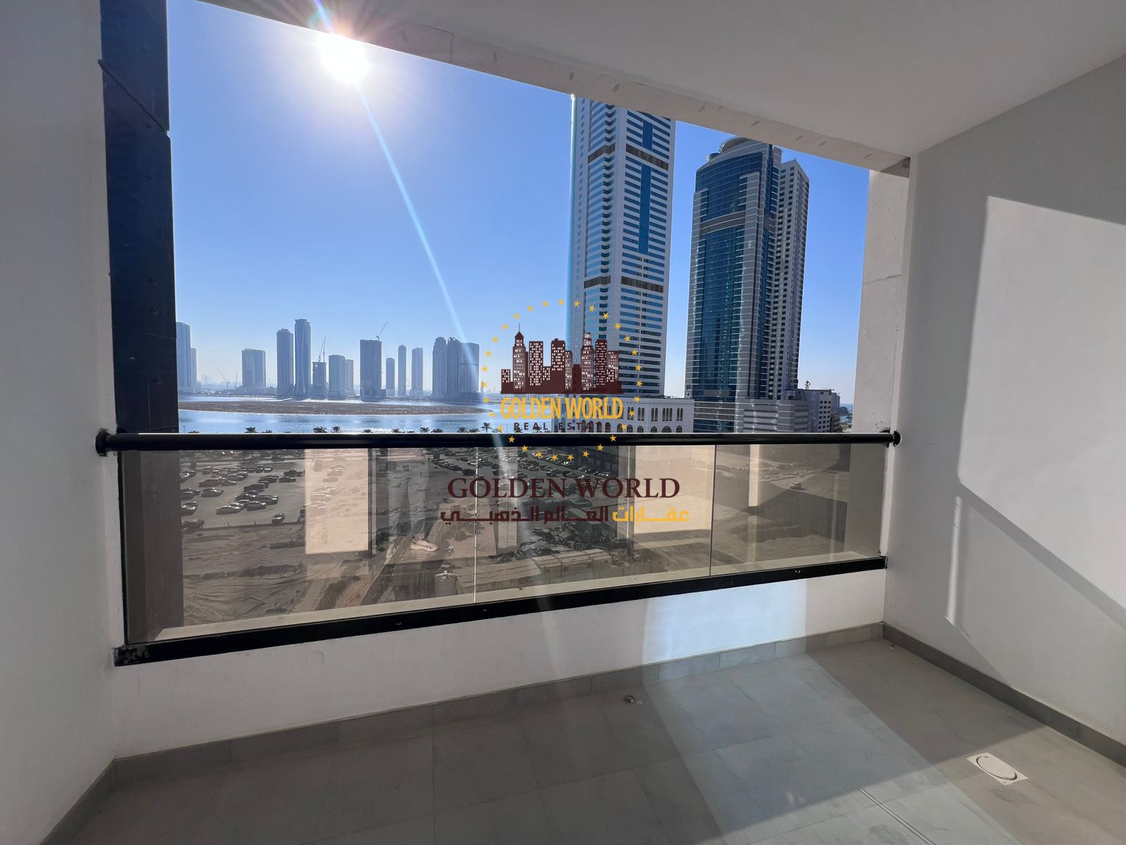 Premium First-Tenant 2BR Apartment in Al Khan with Stunning Sea & Lake View, Spacious Balcony, Maid’s Room, Built-in Wardrobes, Master Bedrooms, and P