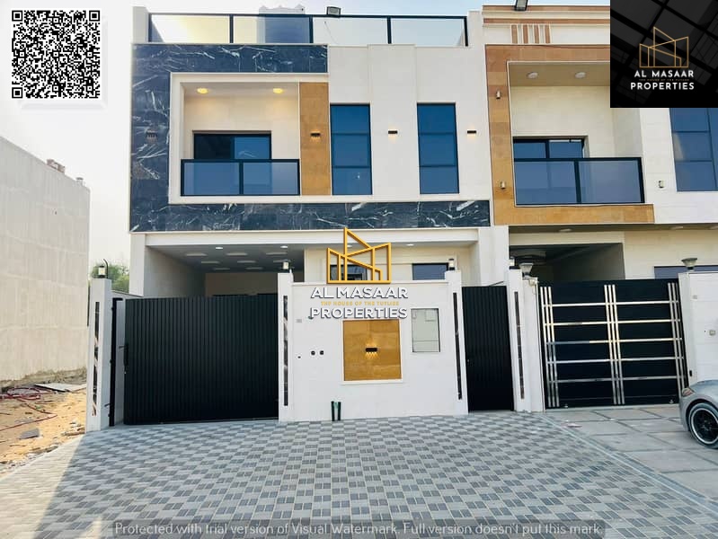 Own a villa behind Al Hamidiyah Park, 5 rooms, two floors and a roof without a roof, lifetime services and free ownership for all nationalities