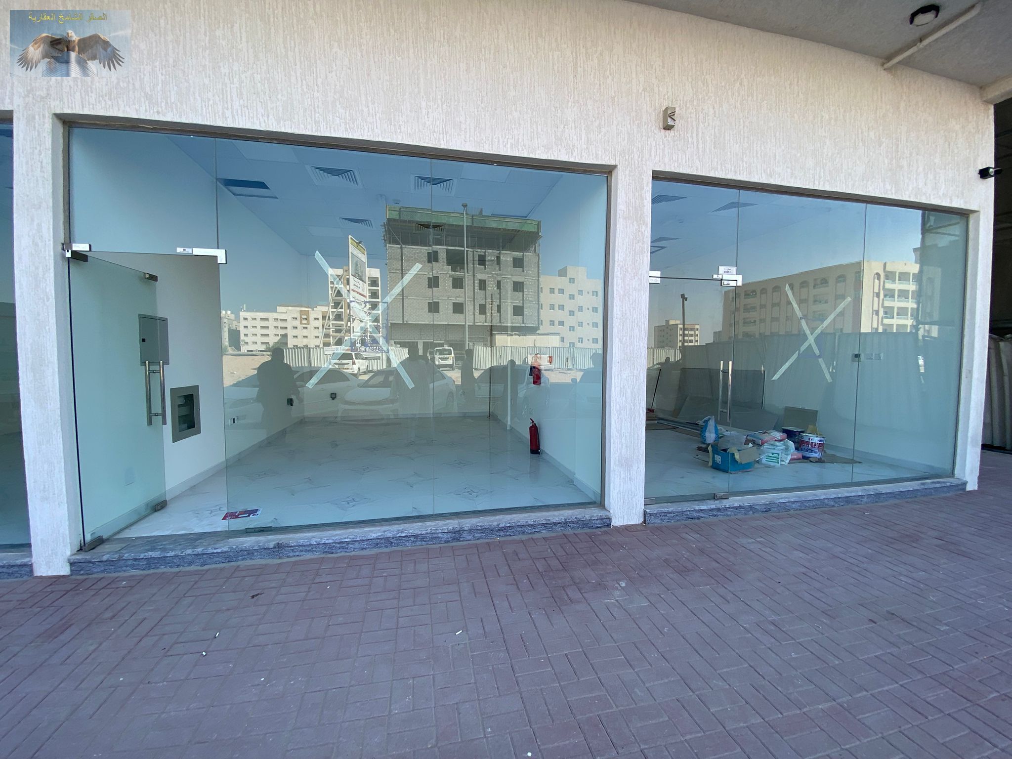 Commercial shops for rent in Al Jurf 3, Ajman. Prime location suitable for all business activities. Price 25,000 AED/year with 4 payments & 3,000 AED