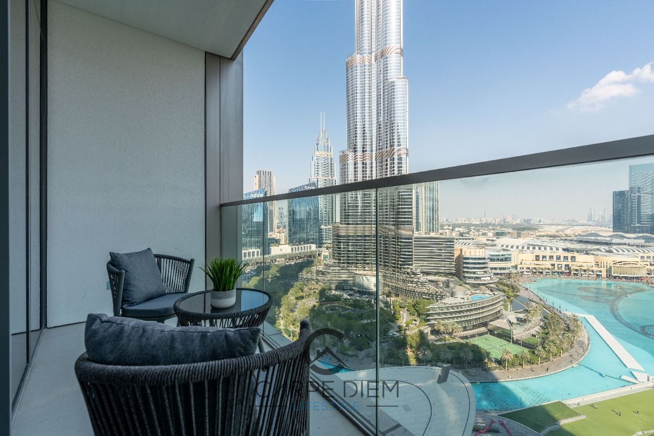 Inclusive of Utilities - Full Burj Khalifa and Fountain Views
