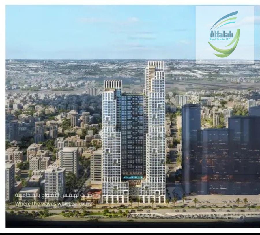 2 Bedroom City View Apartment for Sale in Mawjan Corniche Ajman | 5% Downpayment | 5-Year Payment Plan