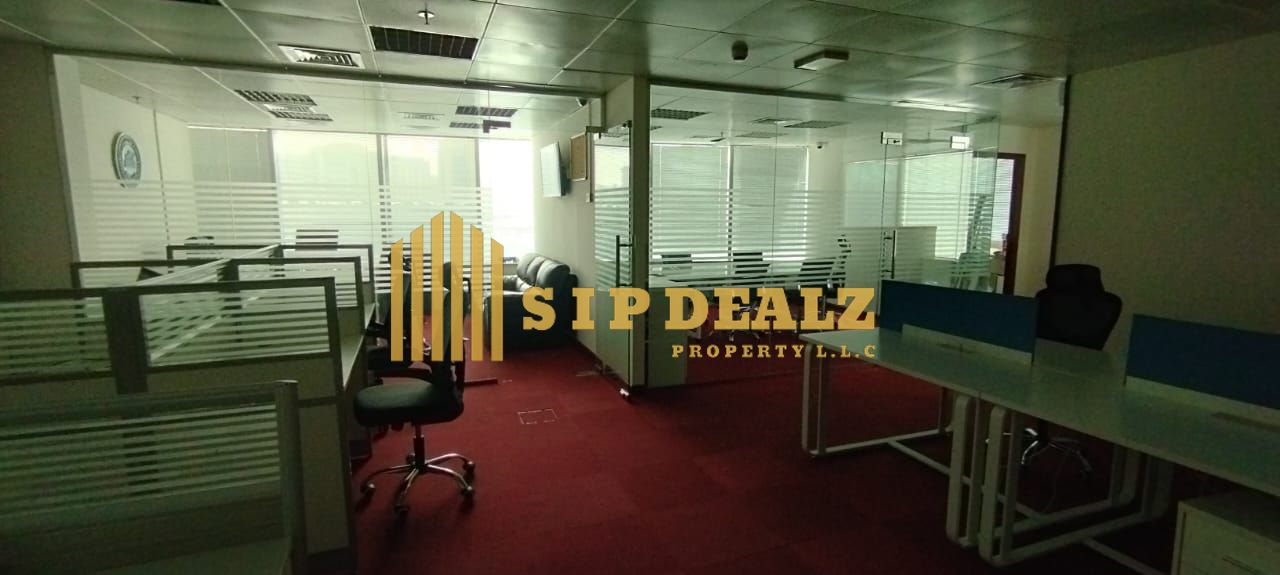 Fully Fitted Partitioned Office Port Saeed Deira near Nissan showroom