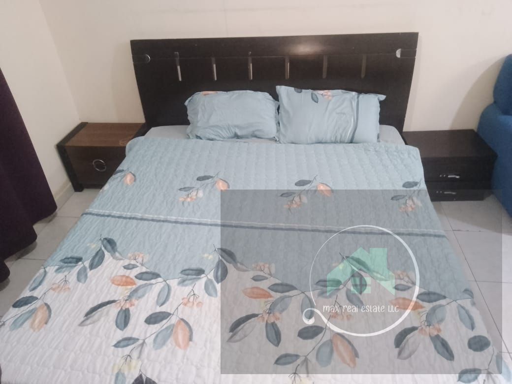Al Nuaimiya 1, Kuwait Street, furnished studio apartment for rent monthly, including water, electricity, internet, gas, maintenance, and cleaning. Clo