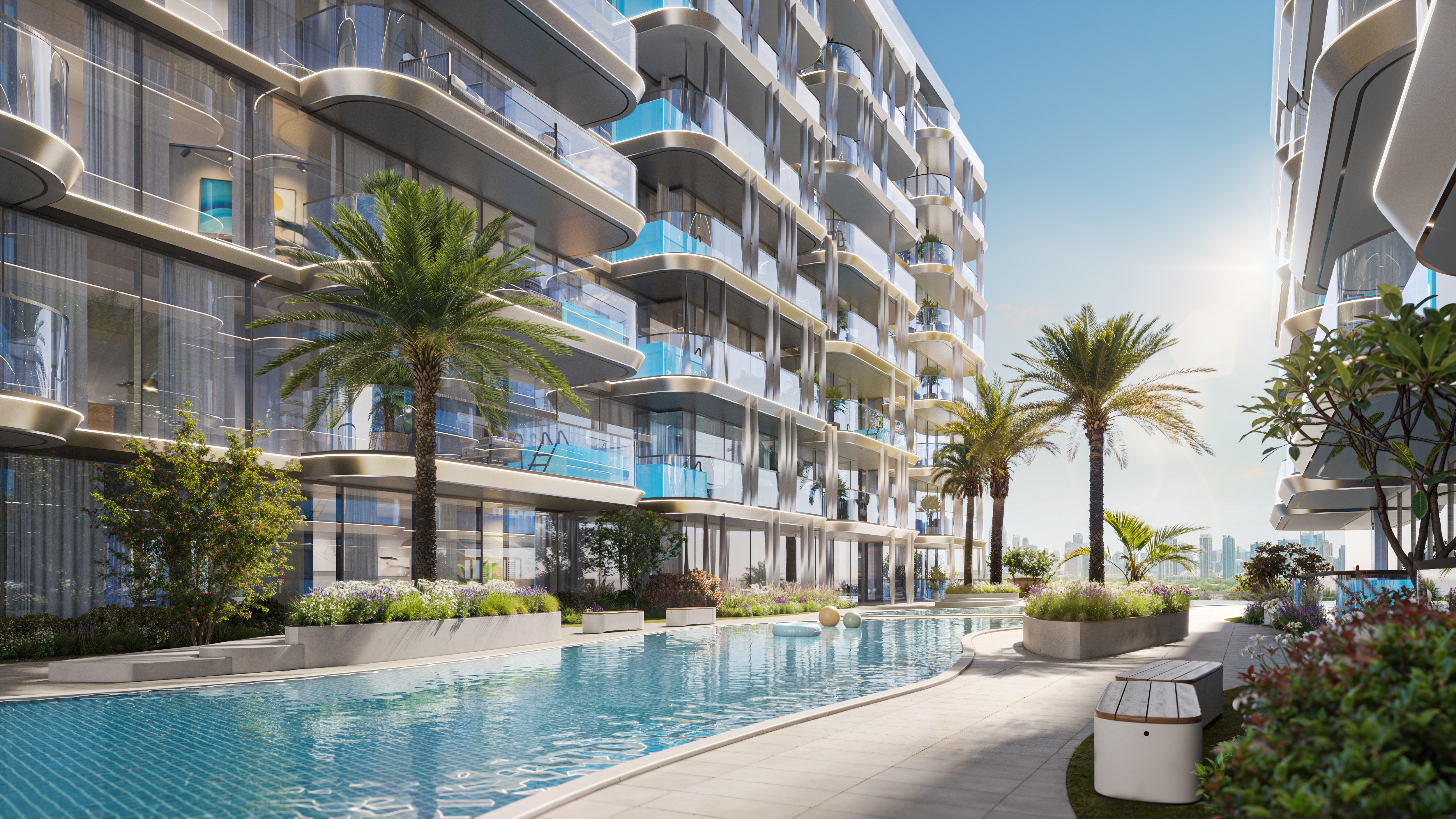 High-Floor 4BR + Study with Private Pool | Dubai Island Living