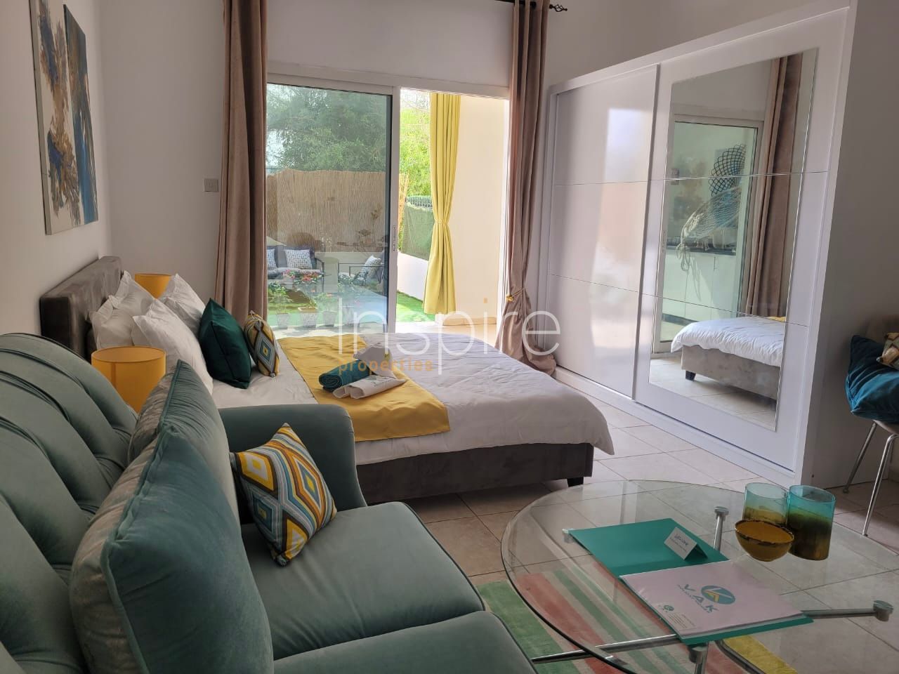 Spacious Studio | Fully Furnished | Terrace with Private Garden | Diamond Views 1, JVC