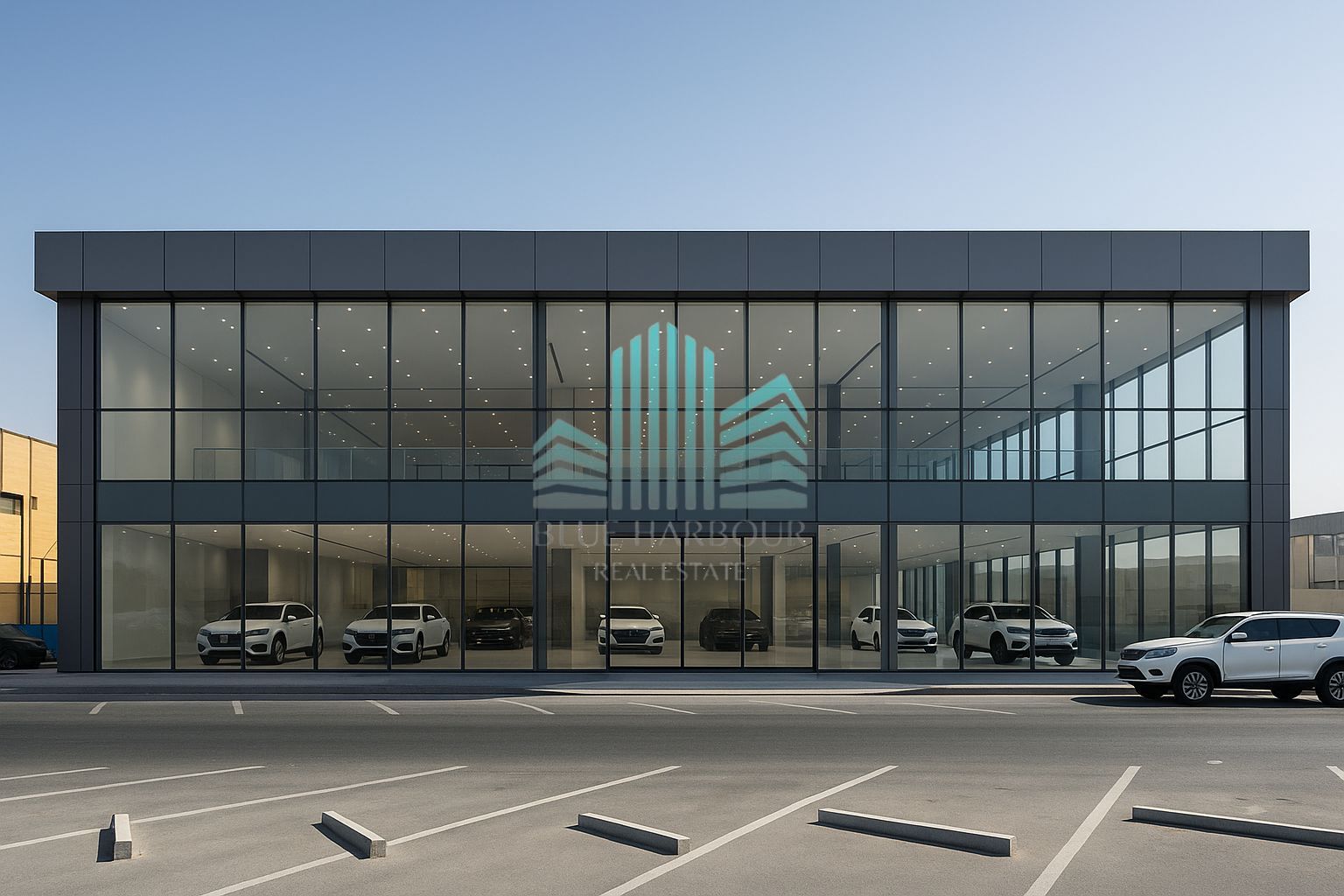 NO 20% DREC | SHOWROOM CUM WAREHOUSE | ROAD FACING EASY HIGH VISIBILITY