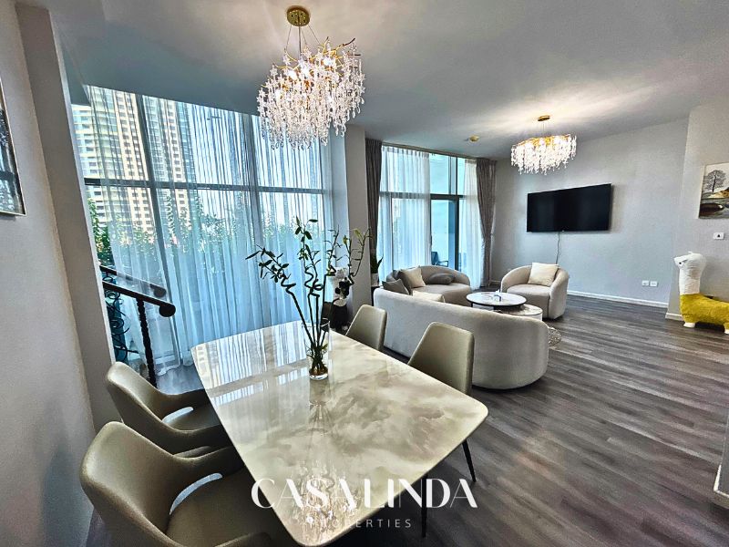 Upgraded Duplex | Canal View | Furnished | Ready to Move