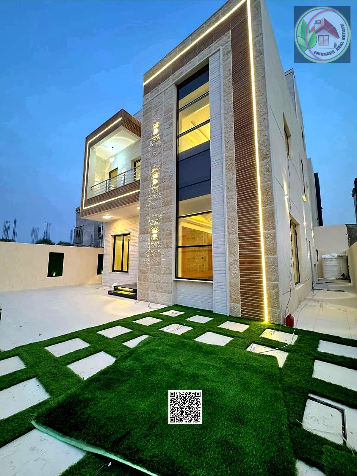 The villa features a large garden and a rooftop seating area. Free registration, freehold ownership, and inheritance by children.