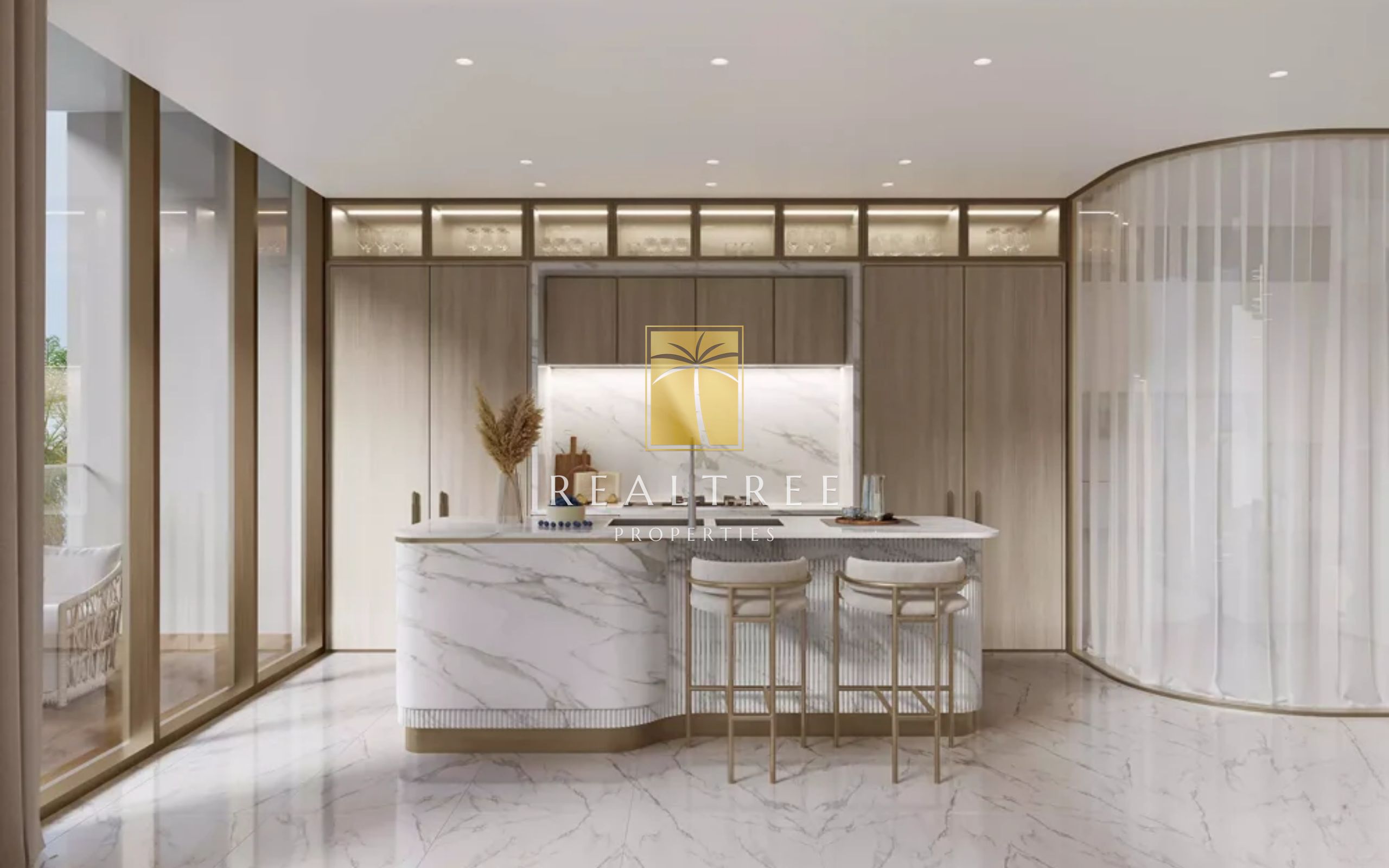 Luxury 2BR | Breathtaking Partial island View | High ROI