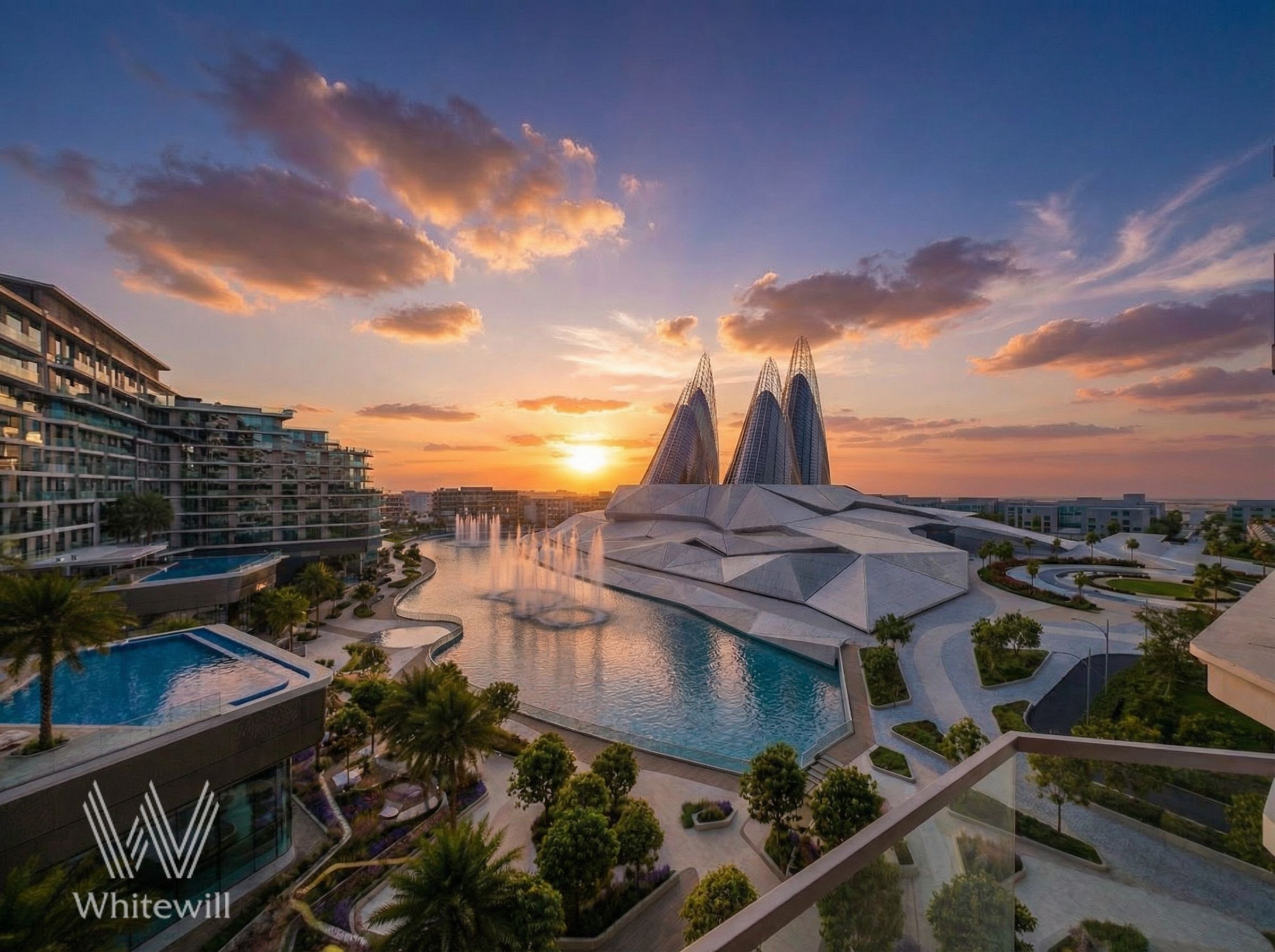 Full Fountain View | Balcony | Extravagant 3BR+Maids