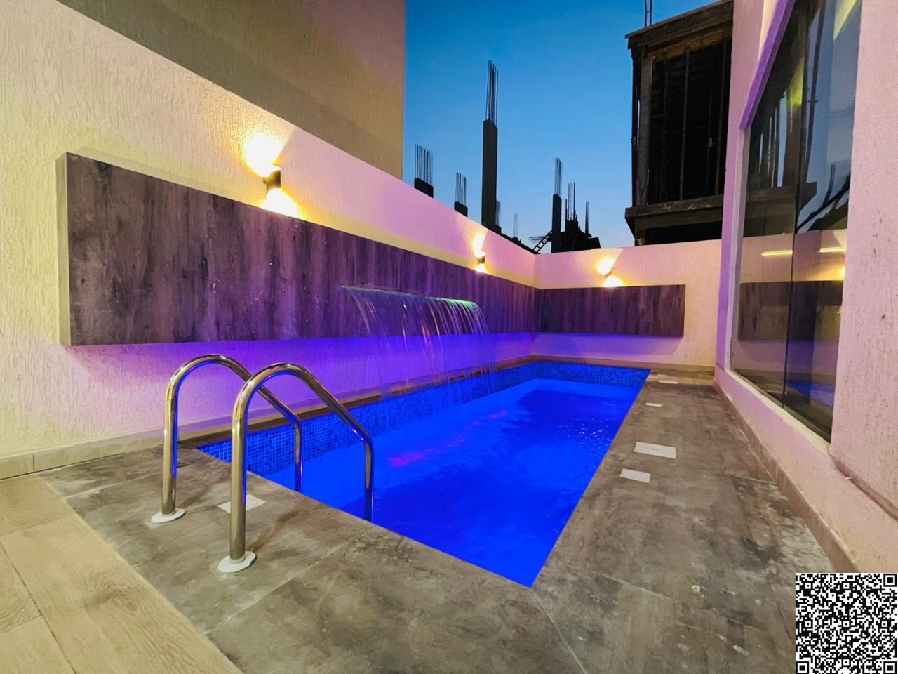 "Your golden opportunity to own a modern villa with 4 bedrooms and 3 living rooms, a roof, a swimming pool, and an elevator. . . and the price includes
