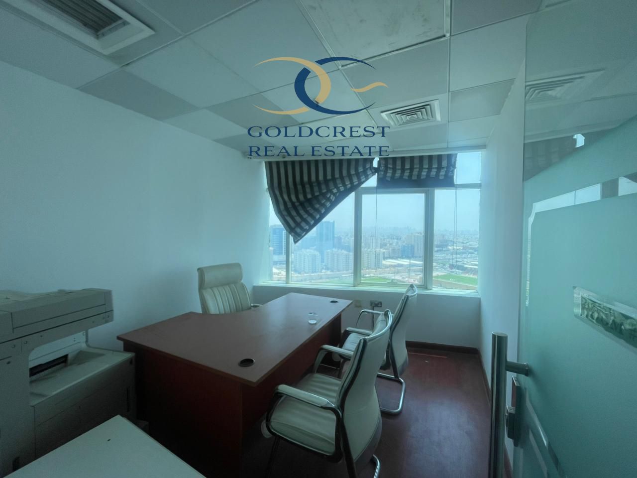 Fully Furnished Large Office for Rent in Horizon Tower, Ajman — With Parking!