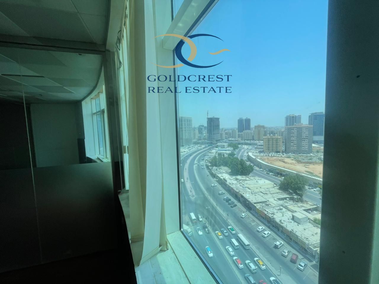 Spacious Office with Full Open View & Glass Partitions for Rent — Horizon Tower D, Rashidiya 1, Ajman