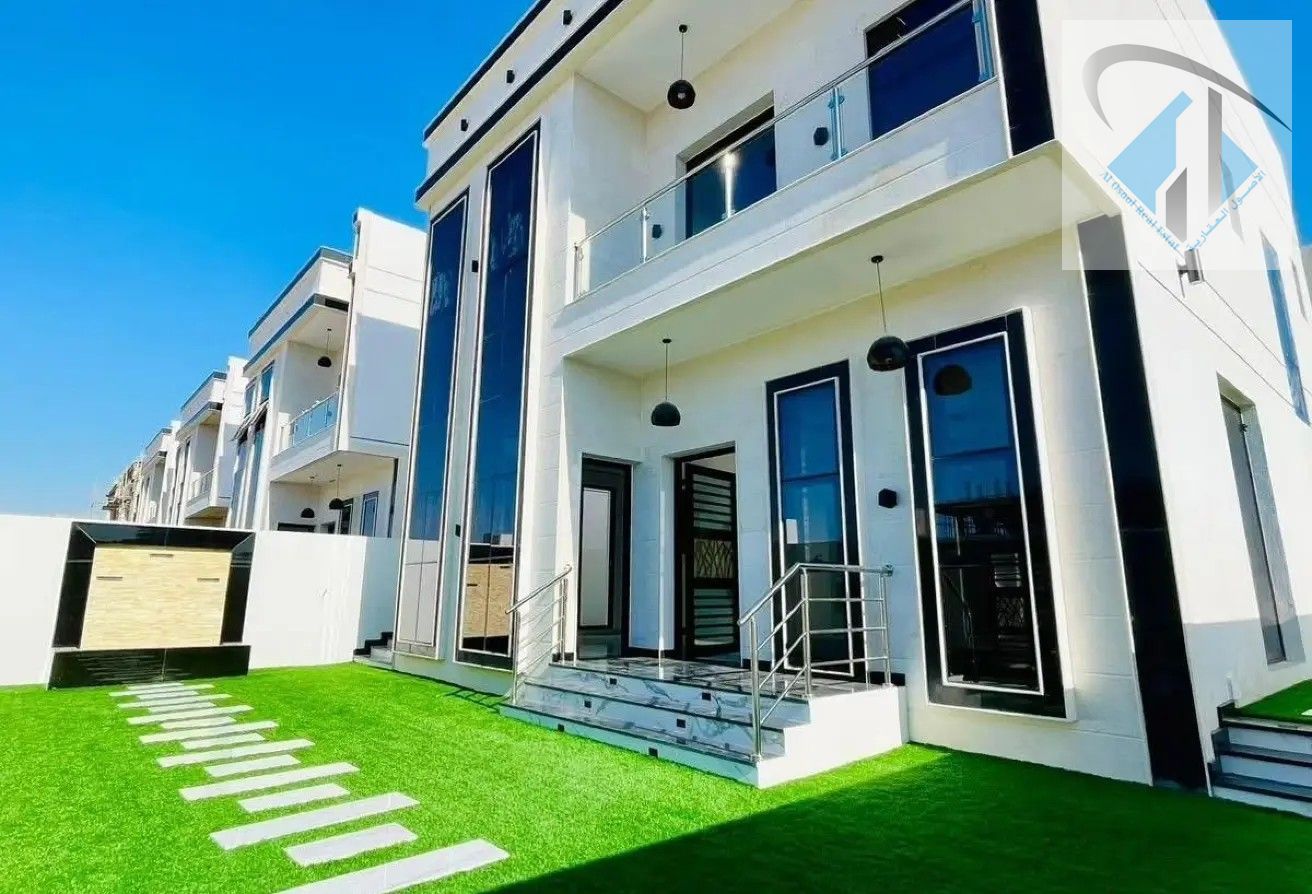 Villa for sale in Ajman, Al Zahya area, a very special location on Sheikh Mohammed bin Zayed Street, freehold, without down payment