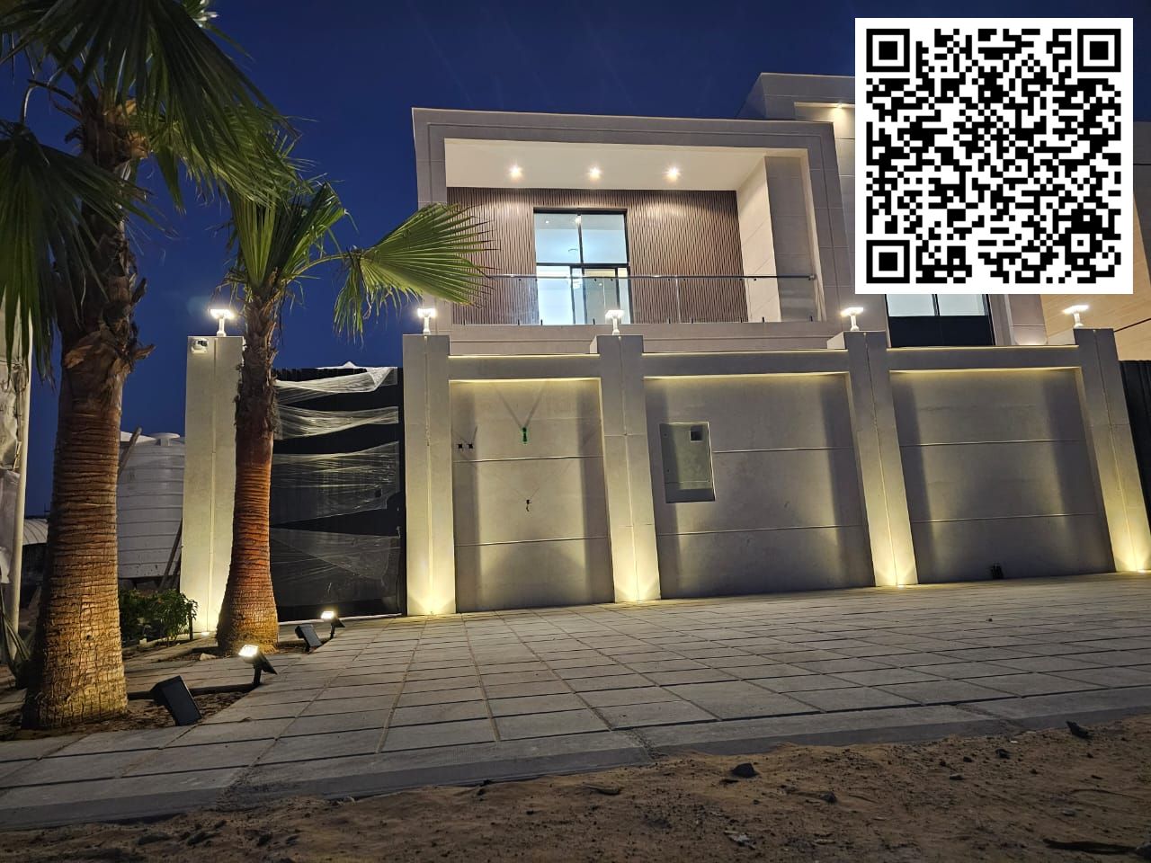 Brand New Villa for Sale in Al Ameera – 5 Master Bedrooms + Maid's Room + Spacious Yard – Large Land Area 4,133 sq ft, Built-up Area 4,095 sq ft**