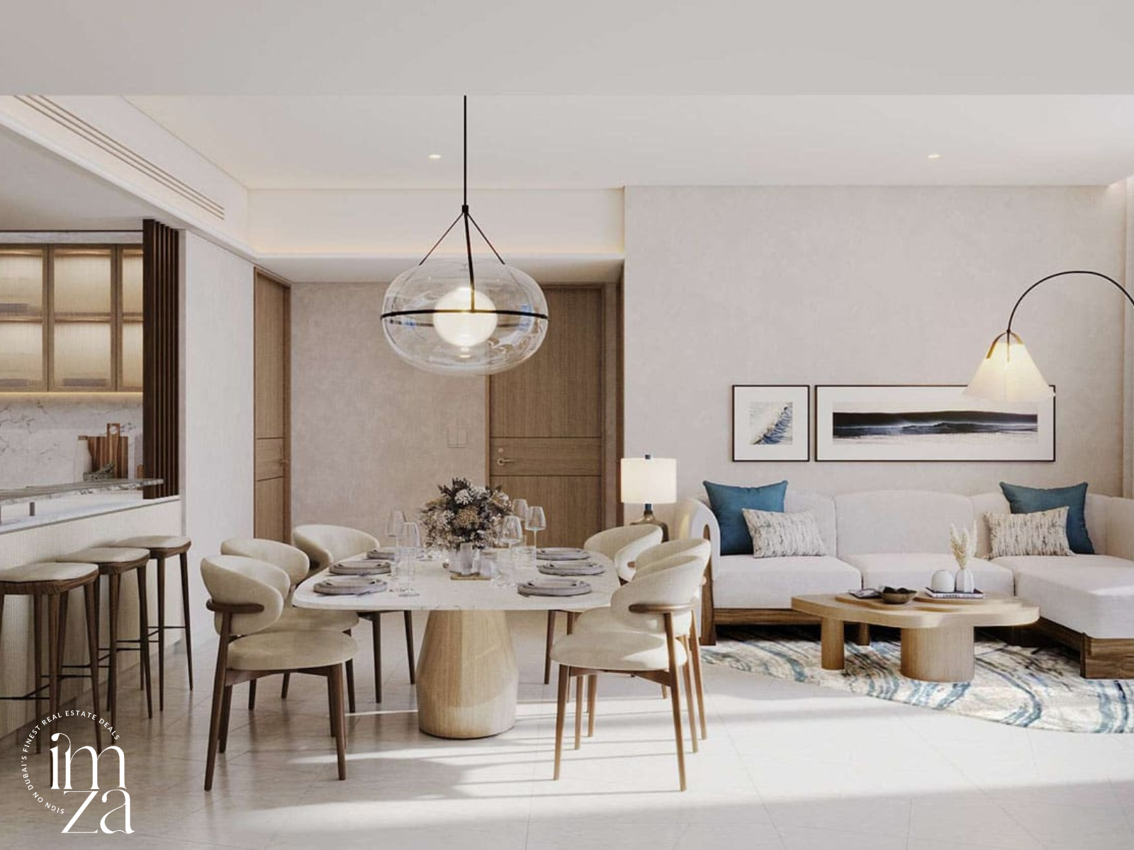 Corner 3BR | Marina & Sea View | Prime Community