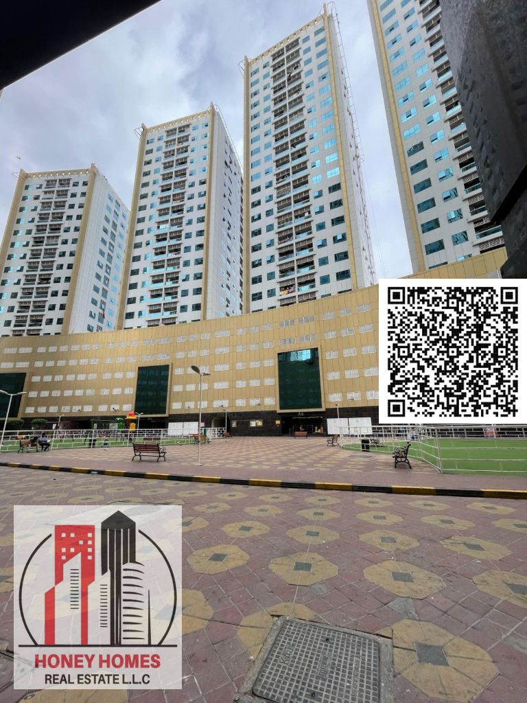 Available Studio For Rent in Ajman Pearl Tower With Parking