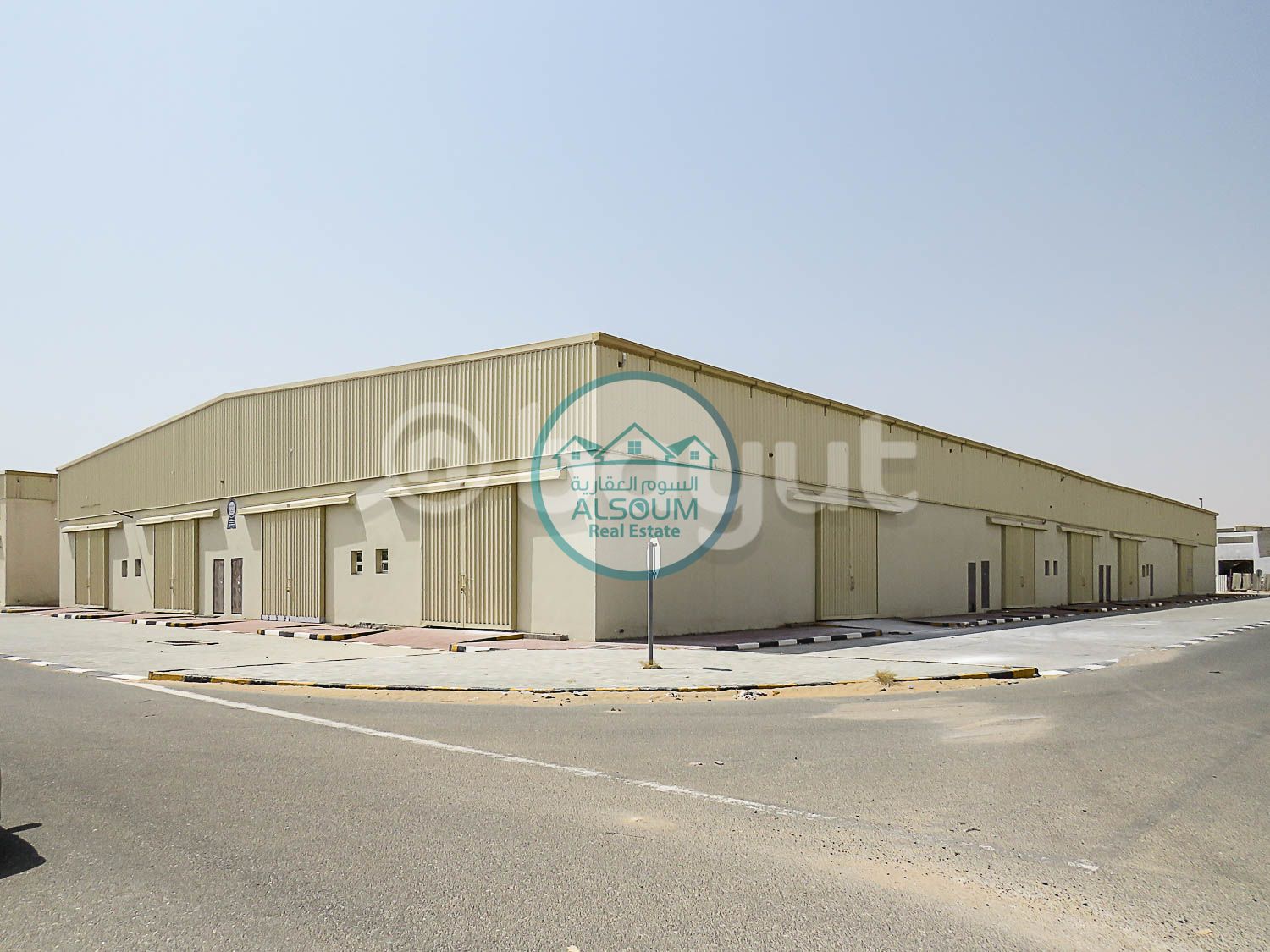 Warehouse With Mezzanine for Rent in Sajaa Industrial Area