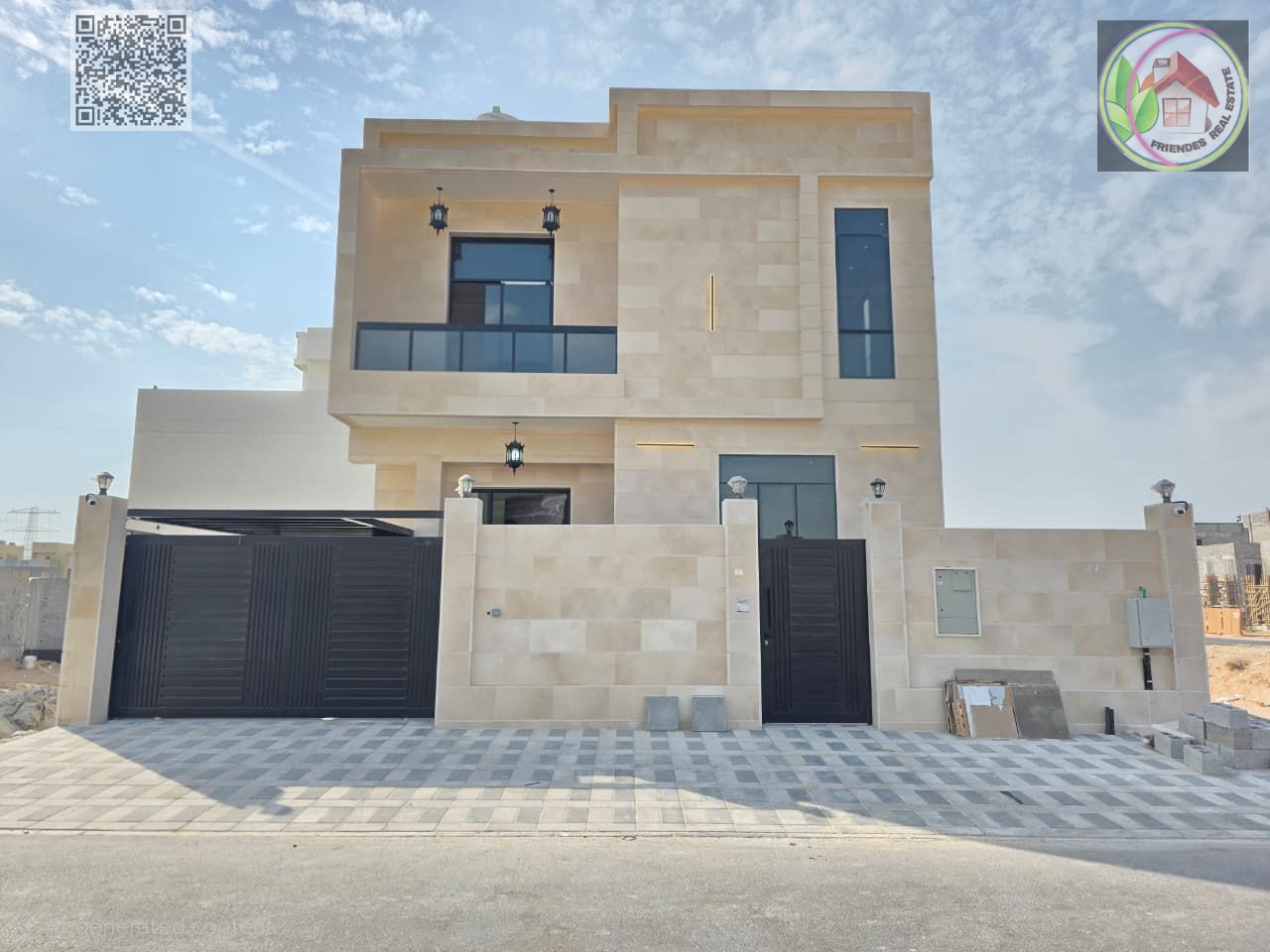 Villa for rent in Al Yasmin area, Ajman | Close to the mosque | Close to all services | Next to Mohammed Bin Zayed Road and Emirates Road