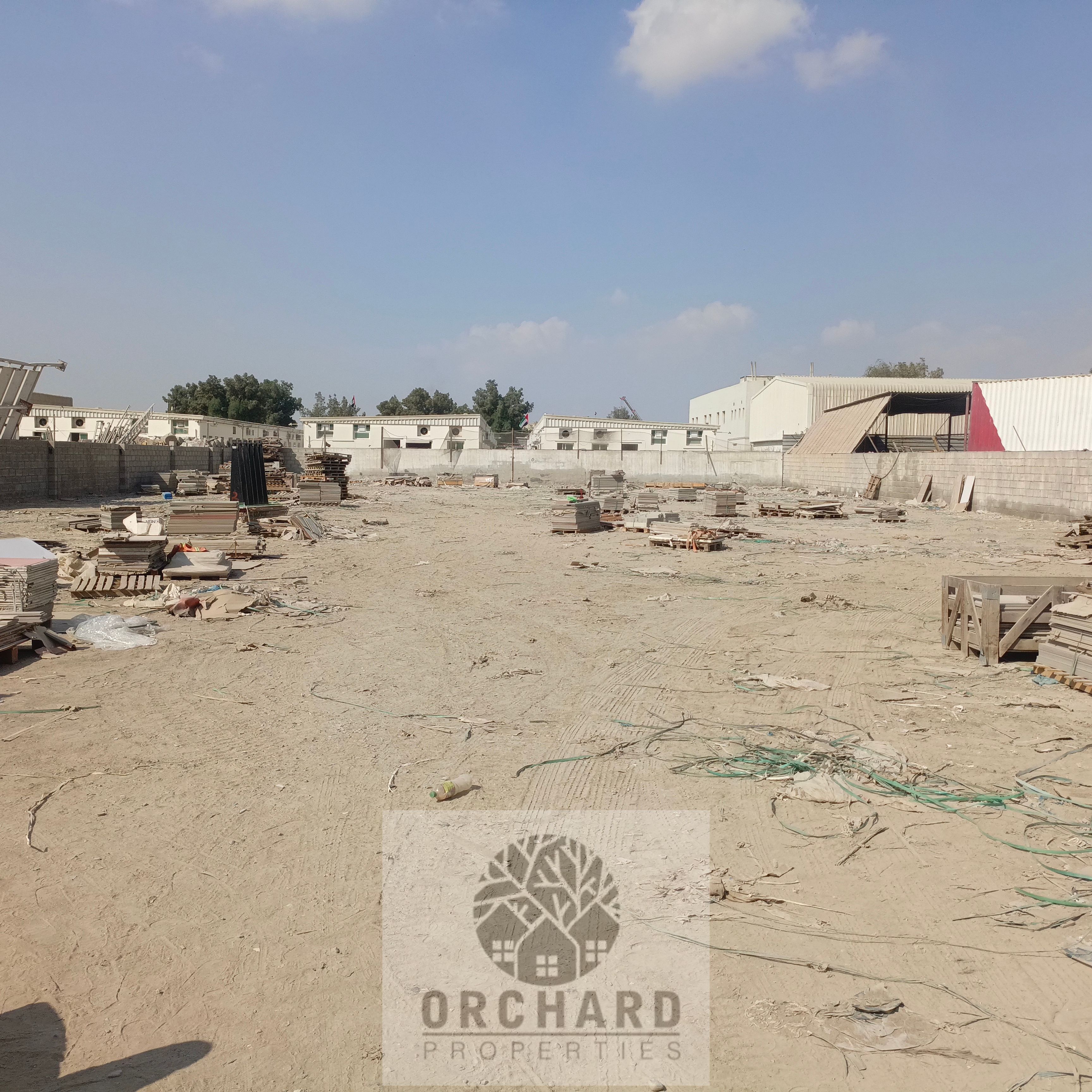 Good offer prime location open yard 20000sq. ft with power rent 230
