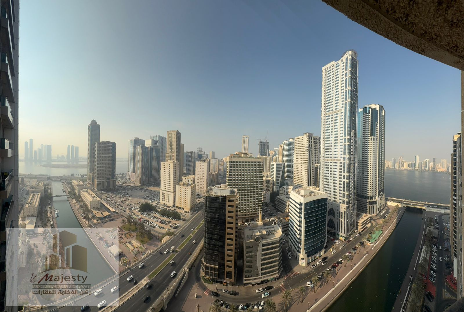 For sale an apartment in the Emirate of Sharjah, specifically in the Al Qasba area
